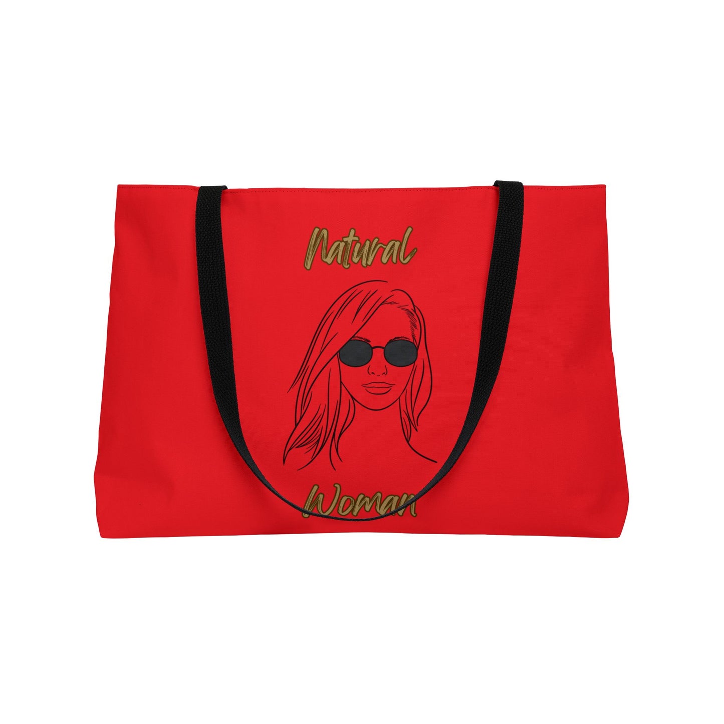 Natural Woman Shades (BL) Weekender Tote Bag RED