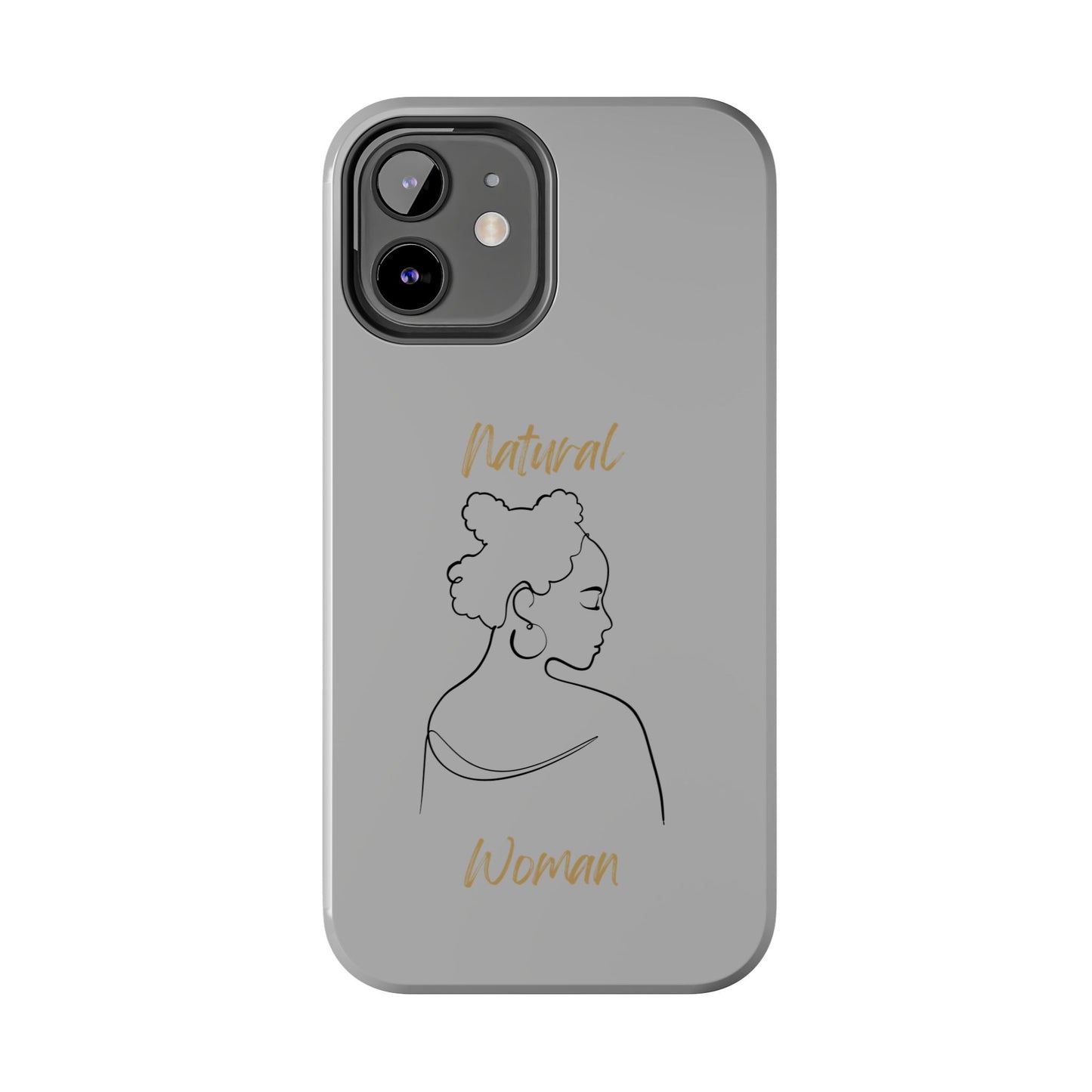 Natural Woman Twists (BL) Tough Phone Cases LIGHT GREY