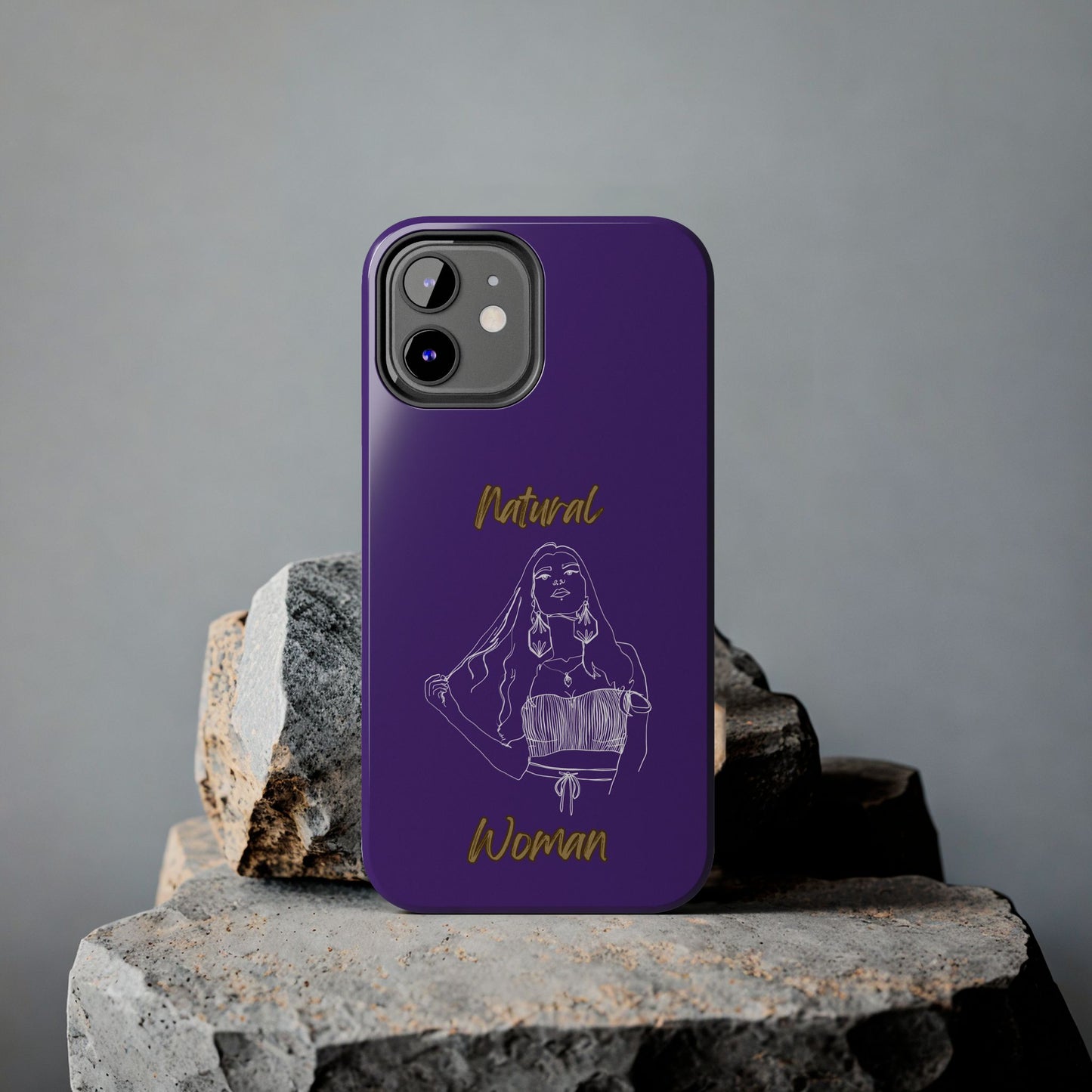 Natural Woman Thinking (WL)Tough Phone Cases PURPLE