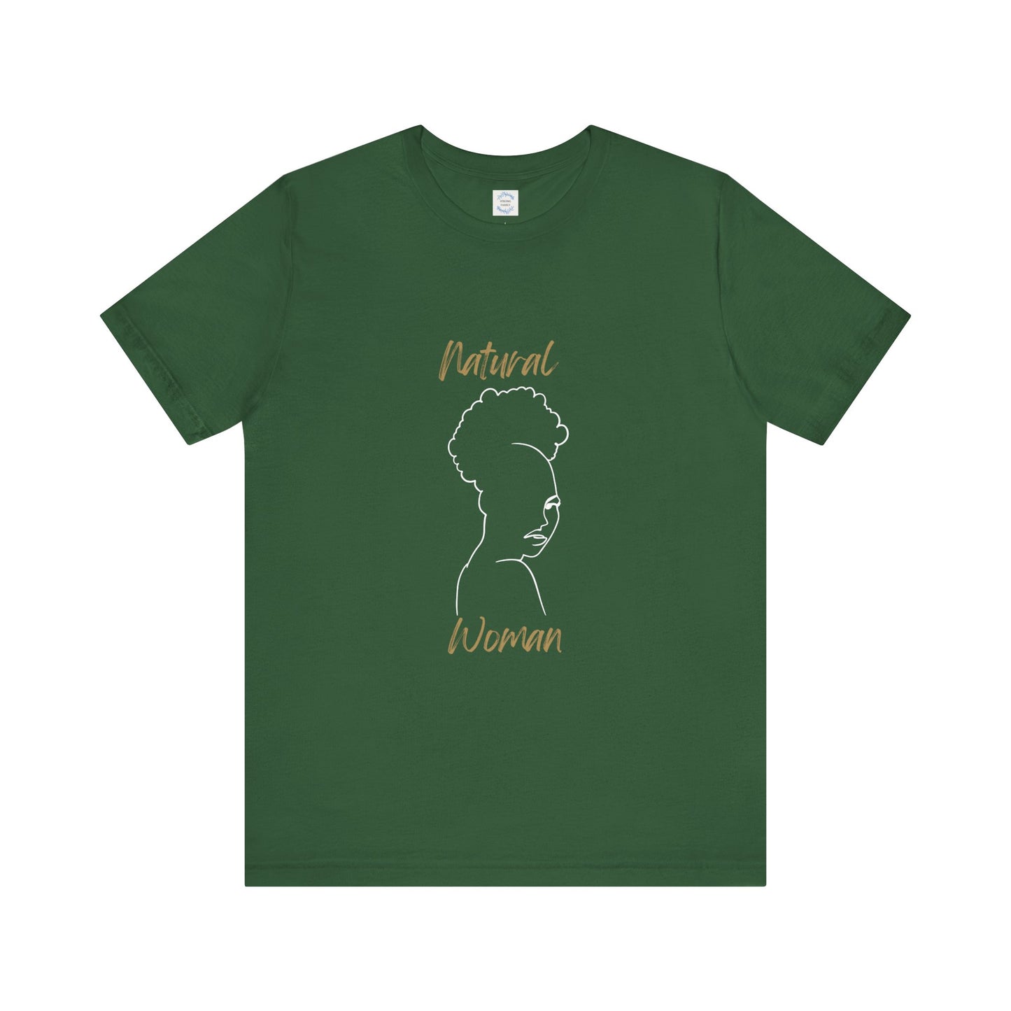 Natural Woman Twist Afro (WL) Short Sleeve T-Shirt