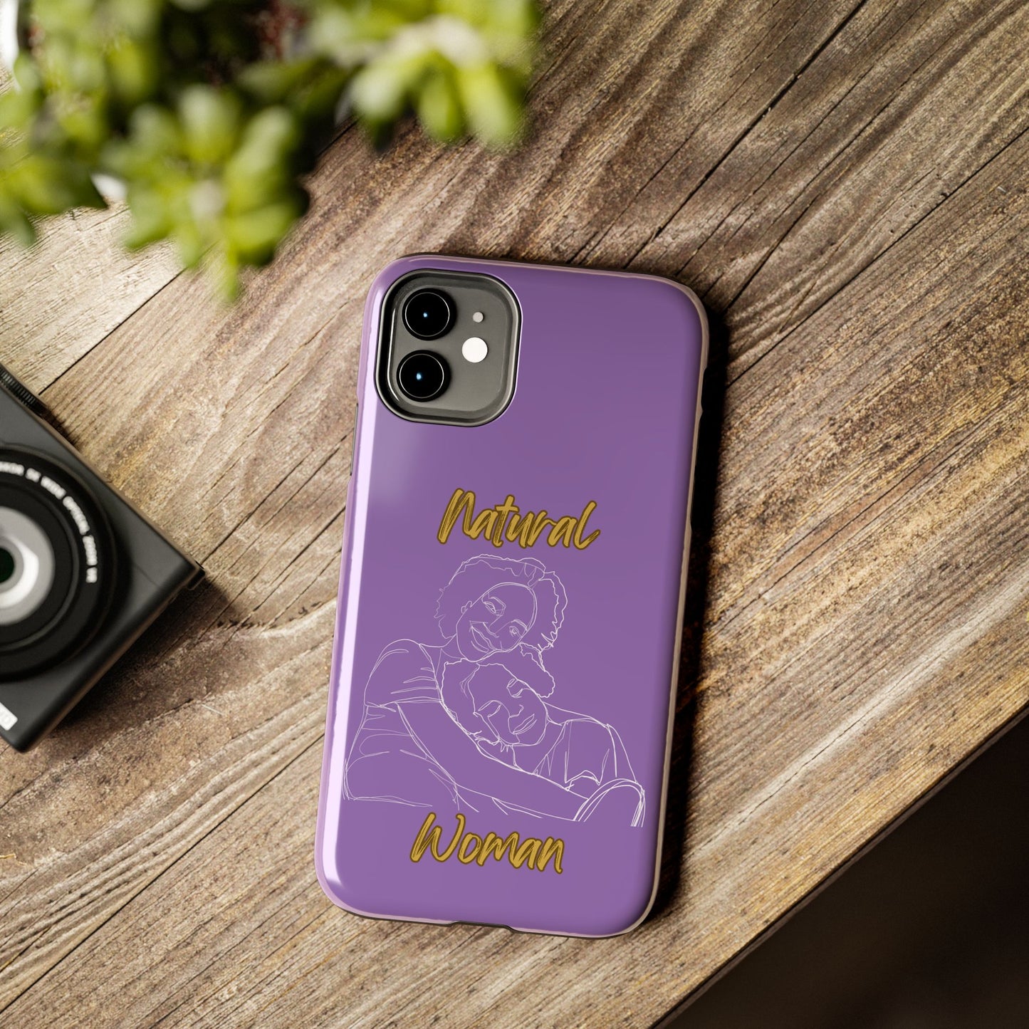 Natural Woman Loving Embrace (WL)Tough Phone Cases LIGHT PURPLE