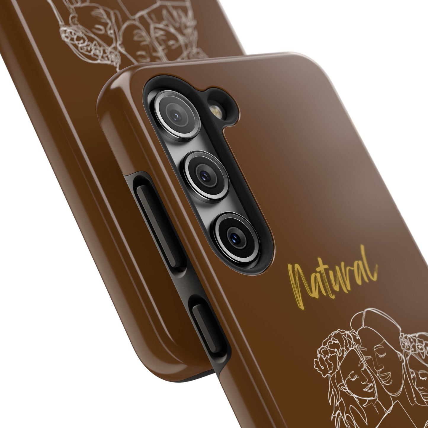 Natural Woman Me & My Girls (WL)Tough Phone Cases BROWN