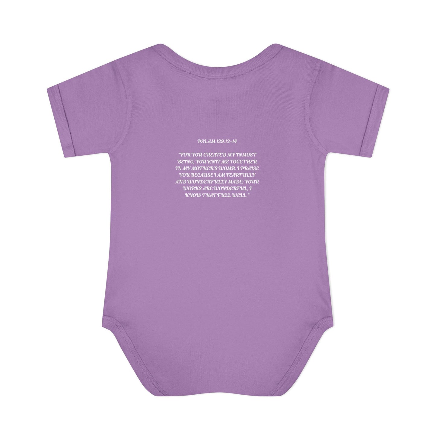 Kingdom Kids Infant Bodysuit - Psalm 139: 13-14