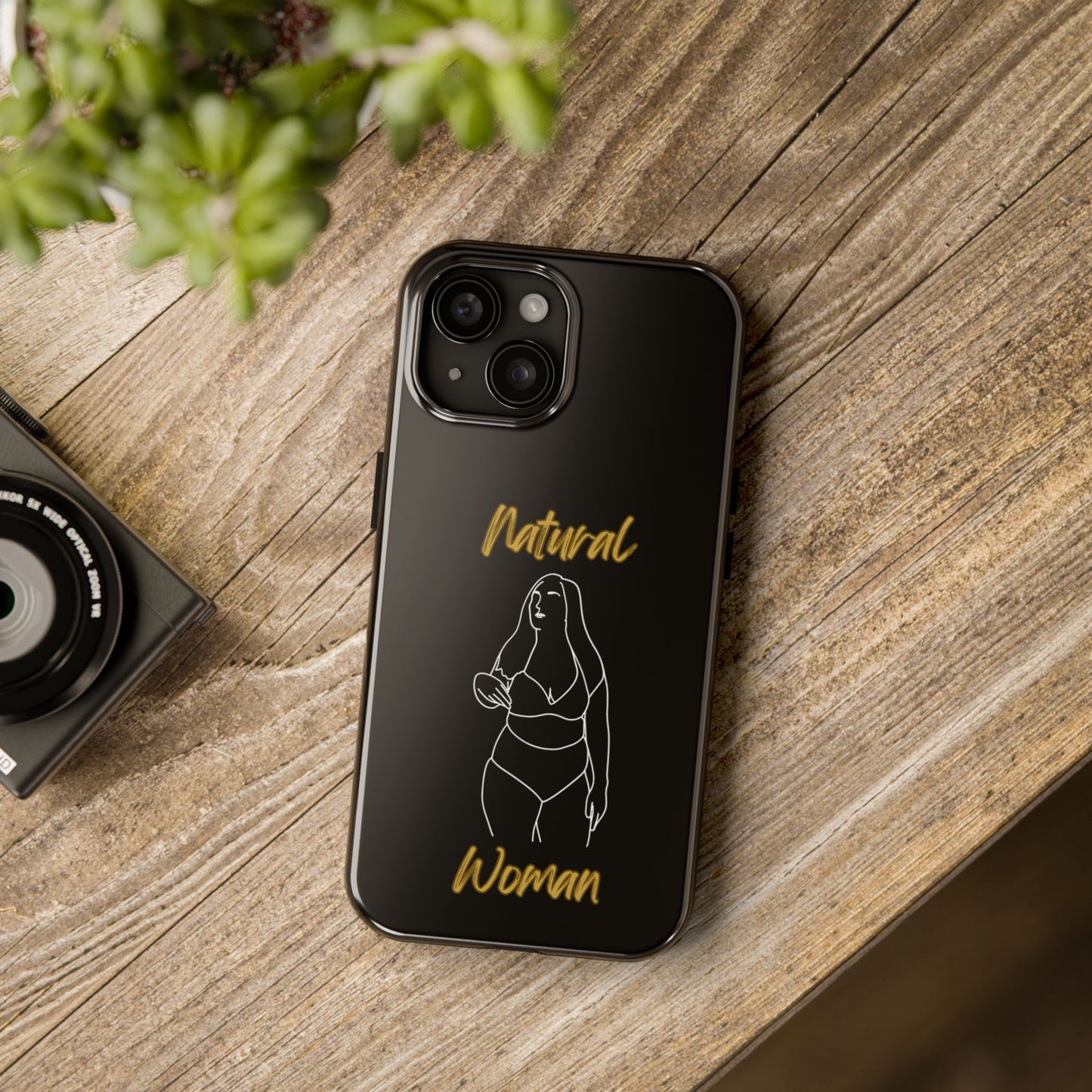 Natural Woman Full Beauty (WL)Tough Phone Cases BLACK