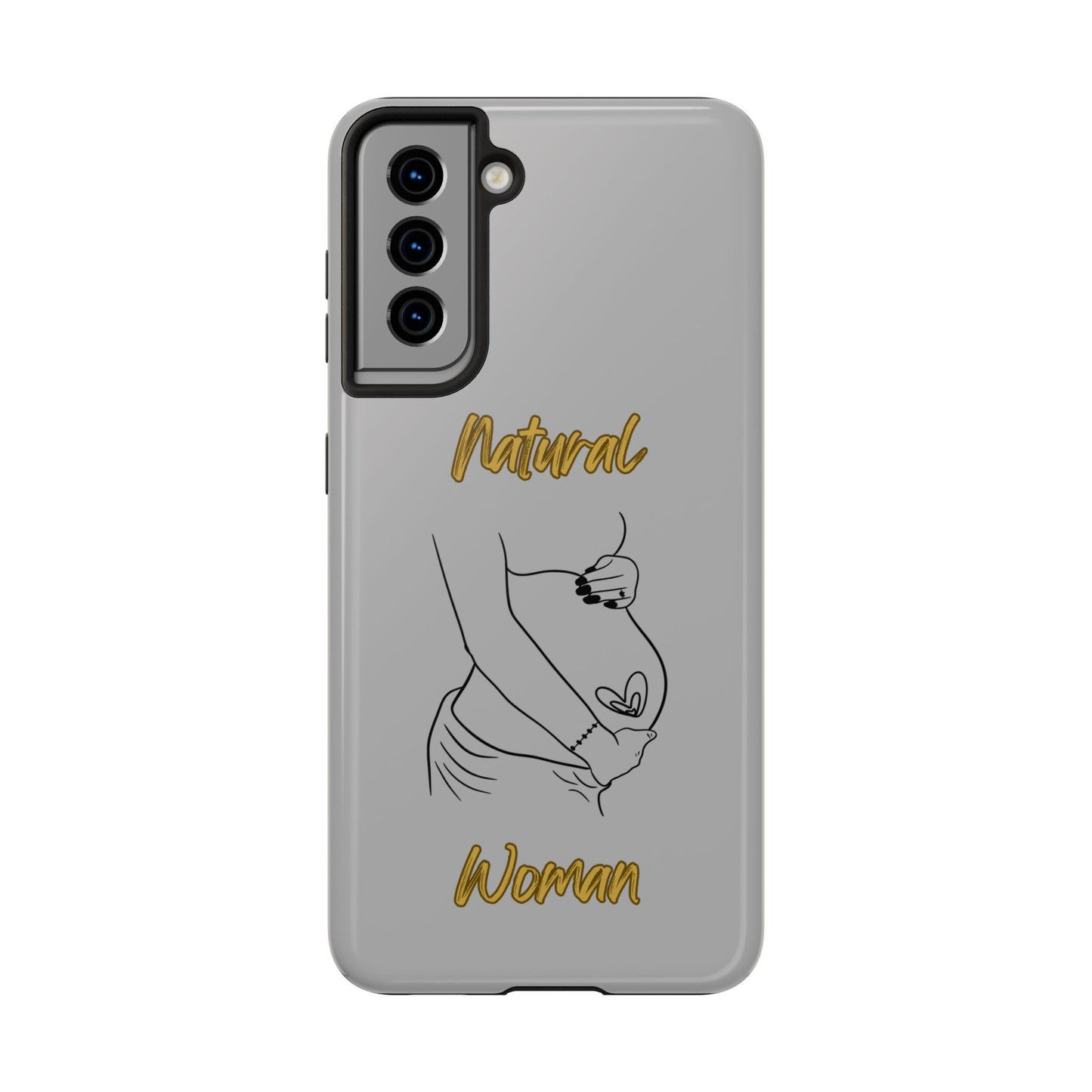 Natural Woman Loved In & Out (BL)Tough Phone Cases LIGHT GREY