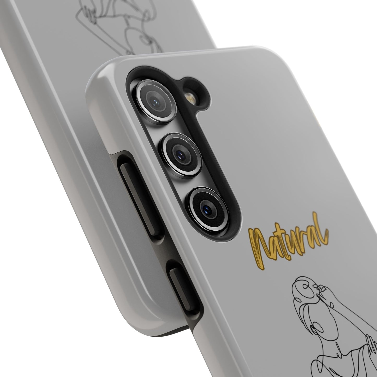Natural Woman Style (BL)Tough Phone Cases LIGHT GREY