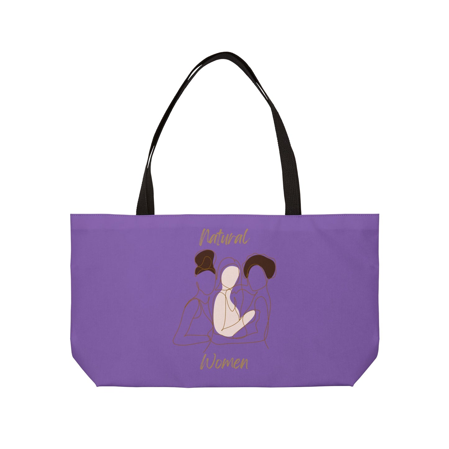 Natural Women Friends (BL) Weekender Tote Bag LIGHT PURPLE