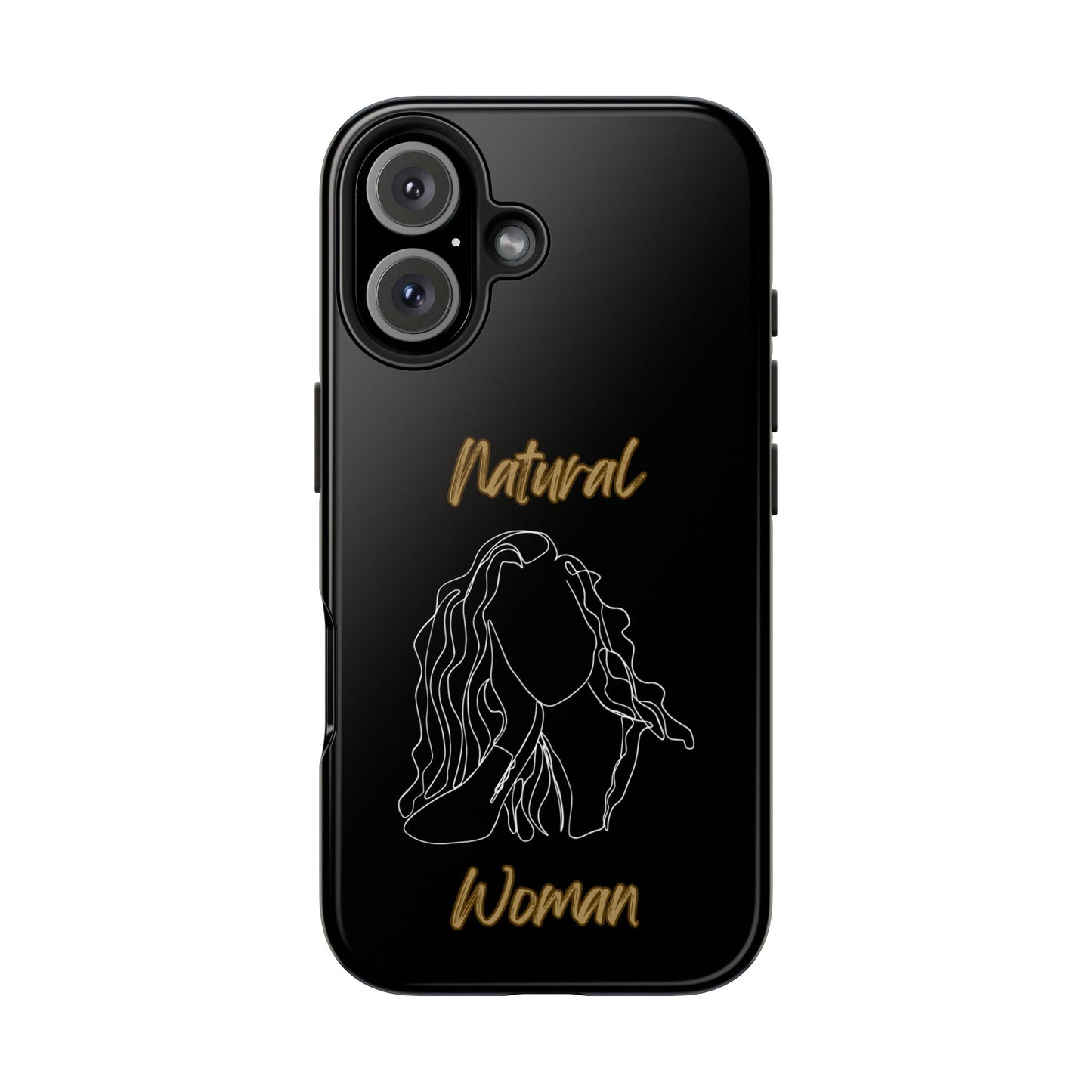 Natural Woman Relaxed (WL) Tough Phone Cases BLACK