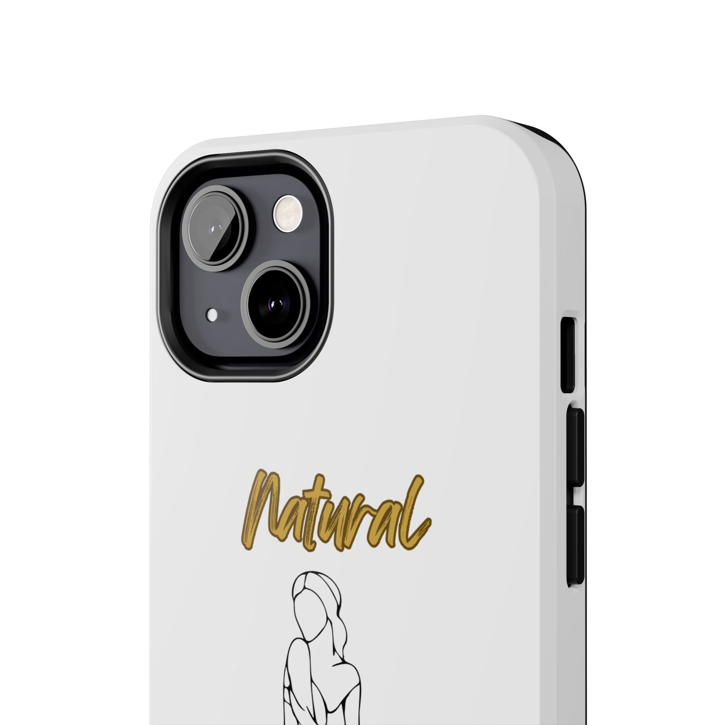 Natural Woman Shoulder Action (BL)Tough Phone Cases WHITE