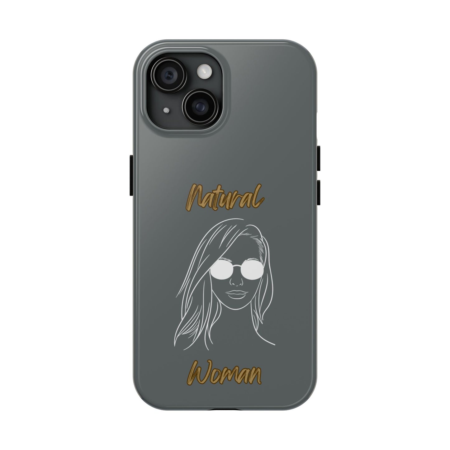 Natural Woman Shades (WL)Tough Phone Cases DARK GREY