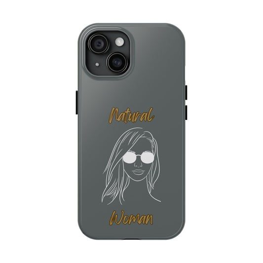 Natural Woman Shades (WL)Tough Phone Cases DARK GREY