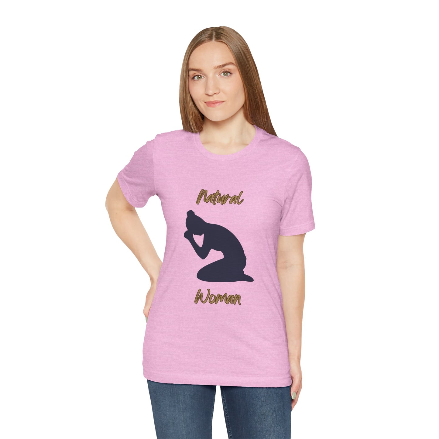 Natural Woman Pray (BL) Short Sleeve T-Shirt