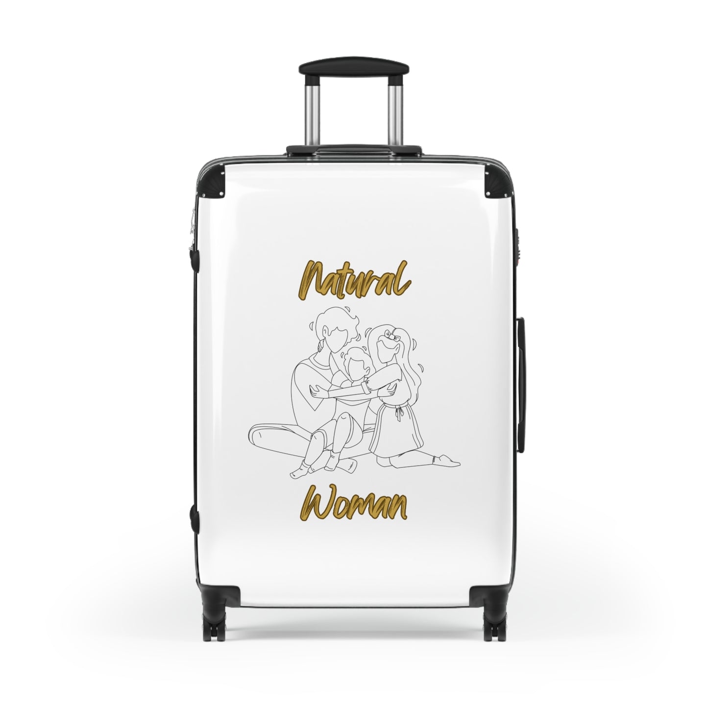 Natural Woman Me & My Girls (BL) Suitcase WHITE