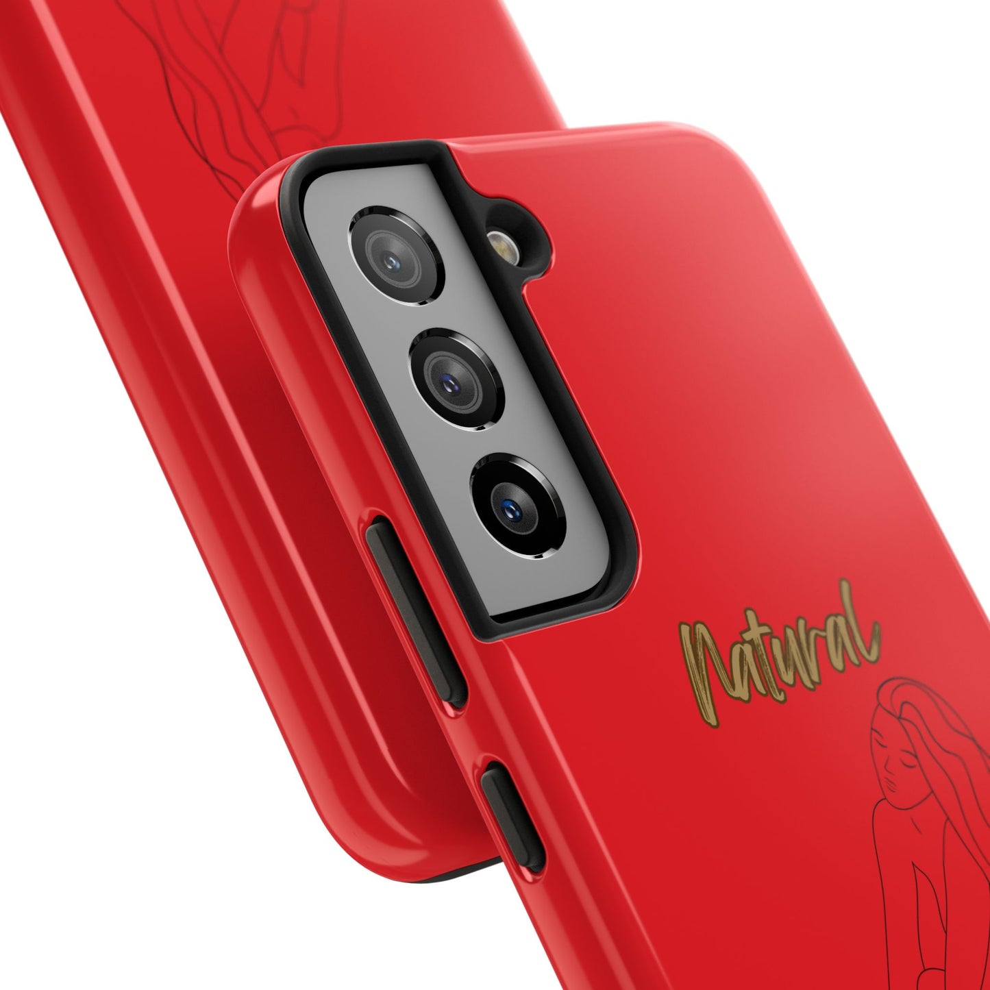 Natural Woman Beauty (BL) Tough Phone Cases RED