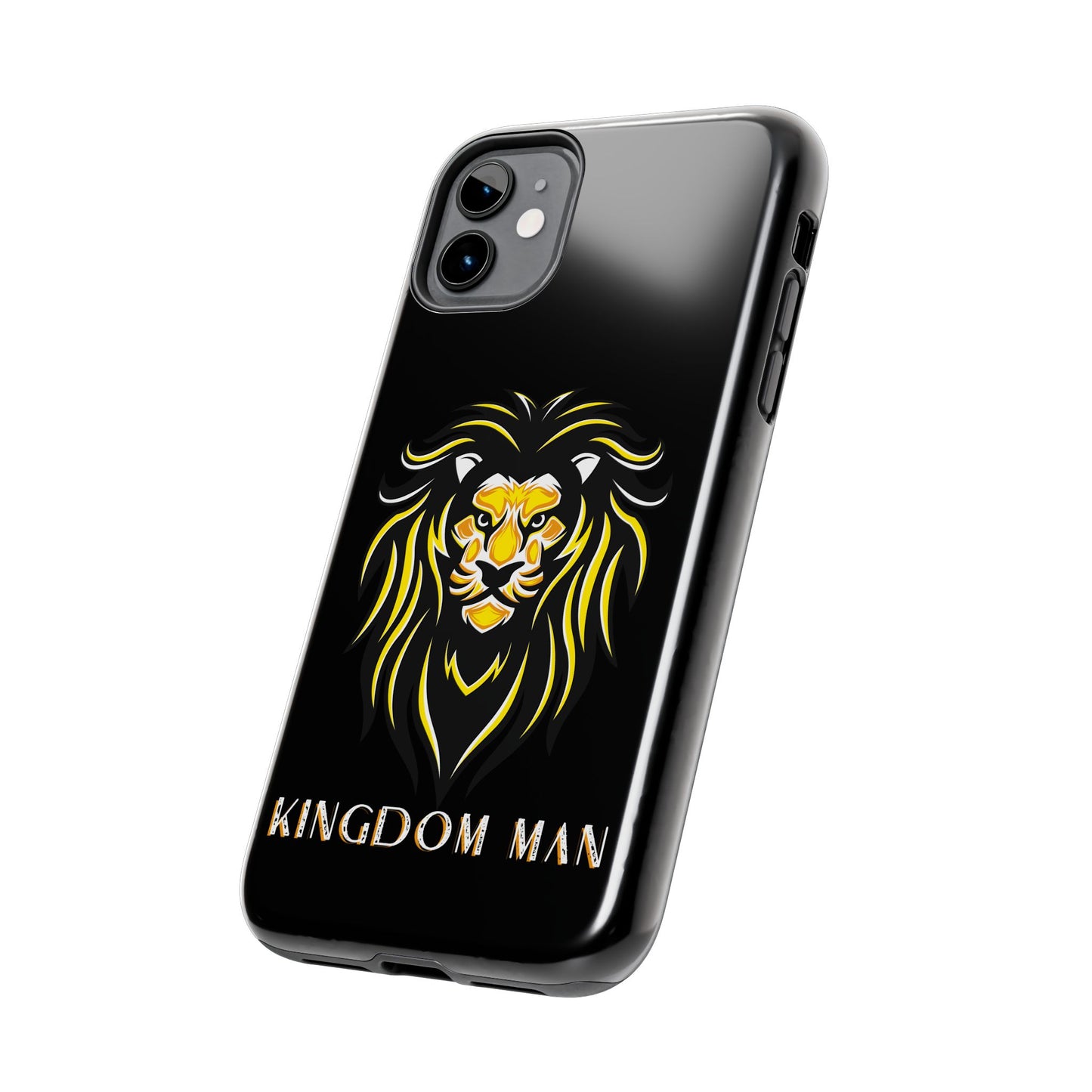 Kingdom Man (White-Gold Label) Tough Phone Case BLACK