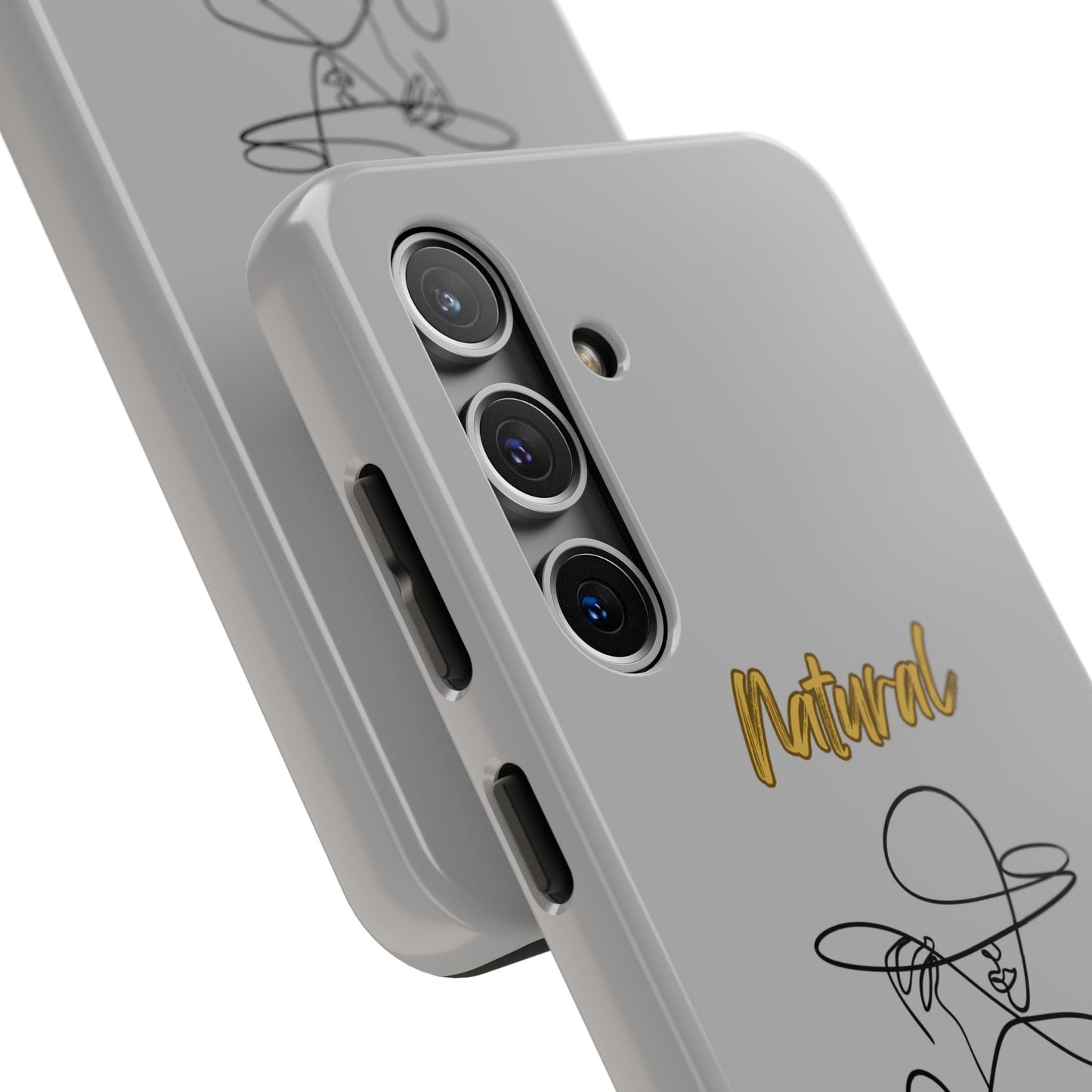 Natural Woman An Original (BL)Tough Phone Cases LIGHT GREY
