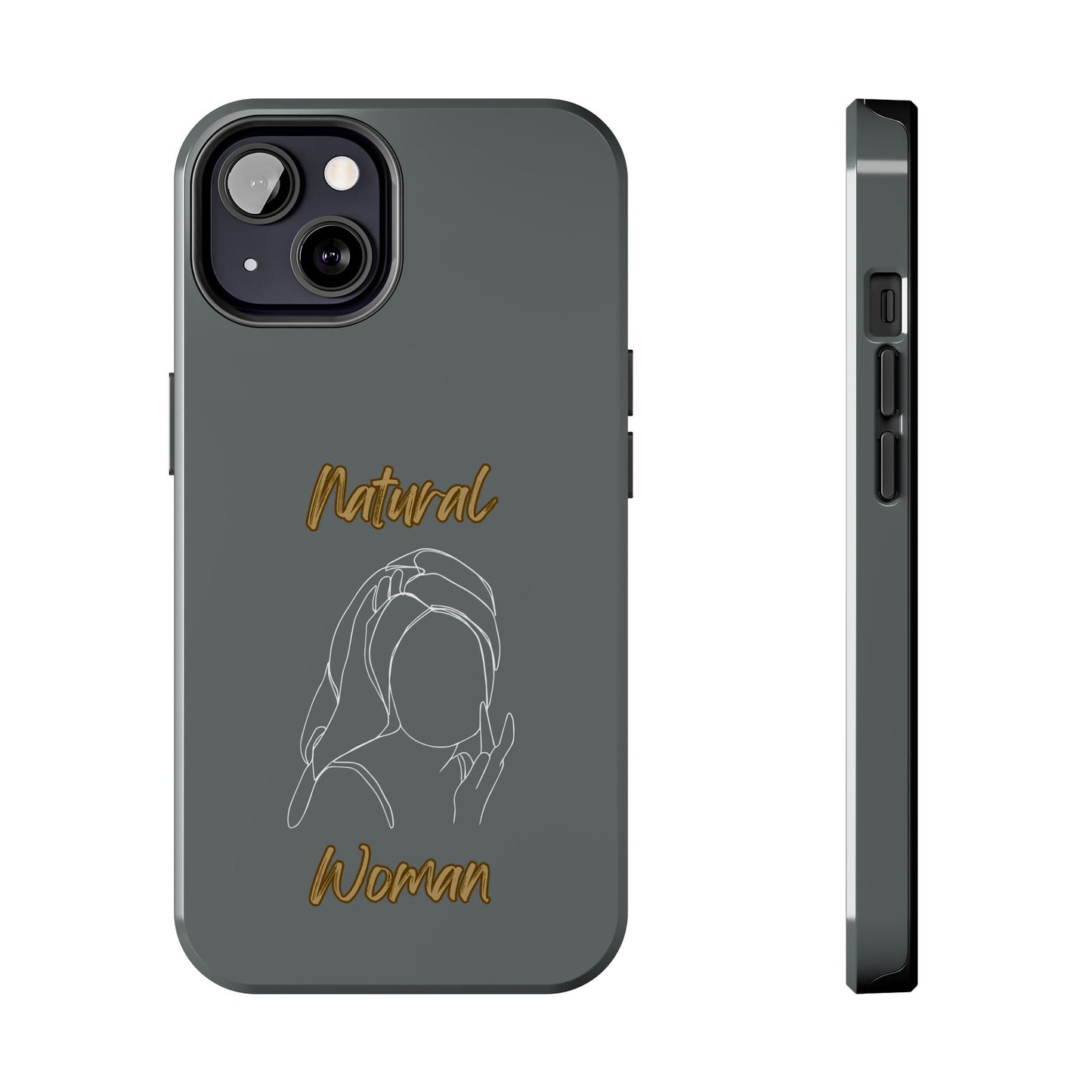 Natural Woman Towel Wrapped (WL)Tough Phone Cases DARK GREY