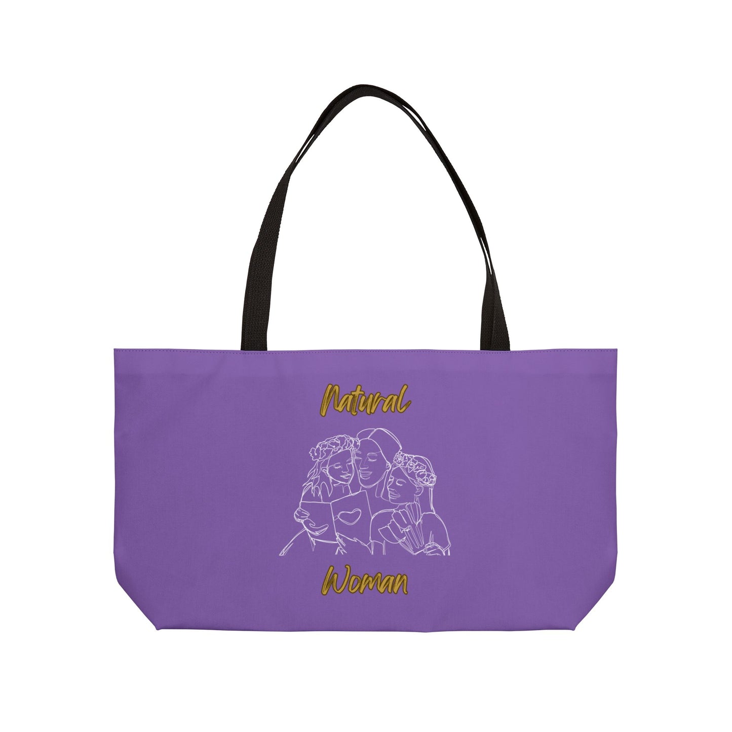 Natural Woman Me & My Girls (WL) Weekender Tote Bag LIGHT PURPLE