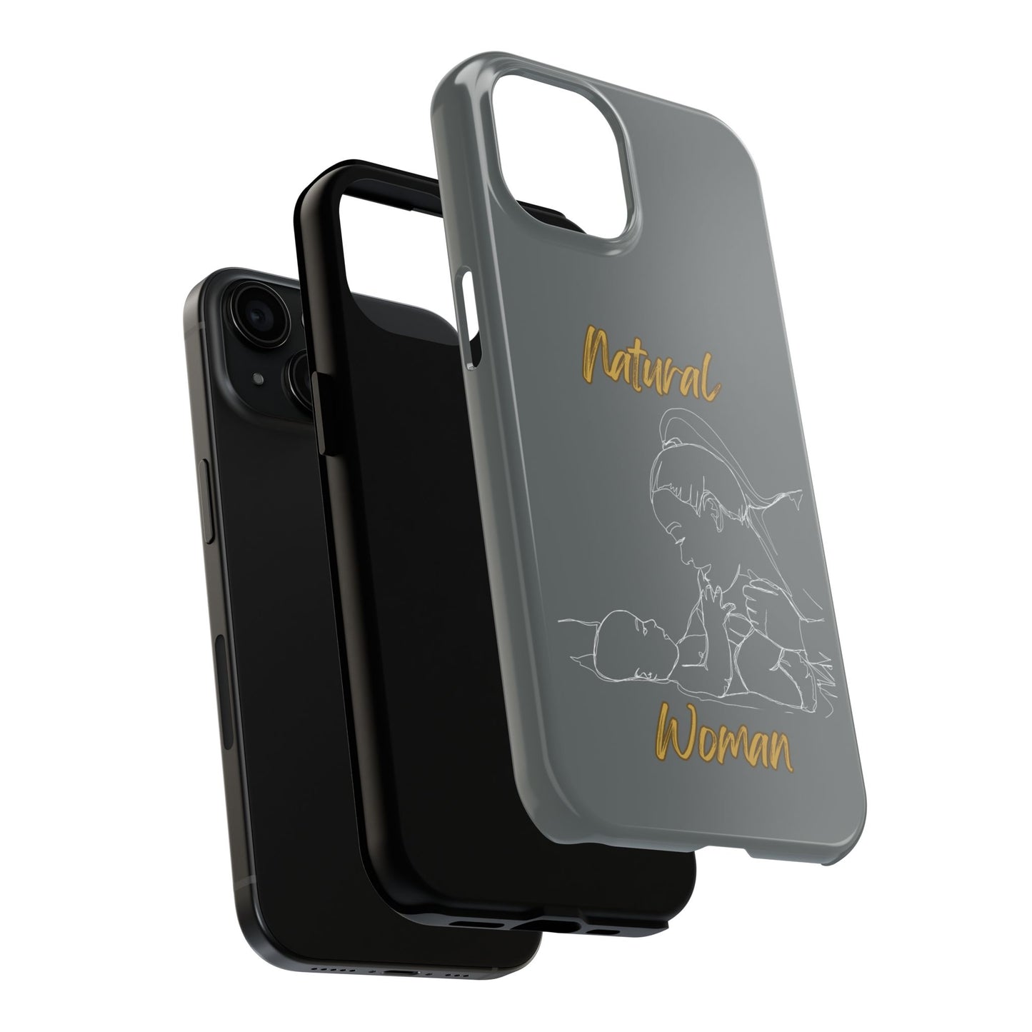 Natural Woman New Life (WL)Tough Phone Cases DARK GREY