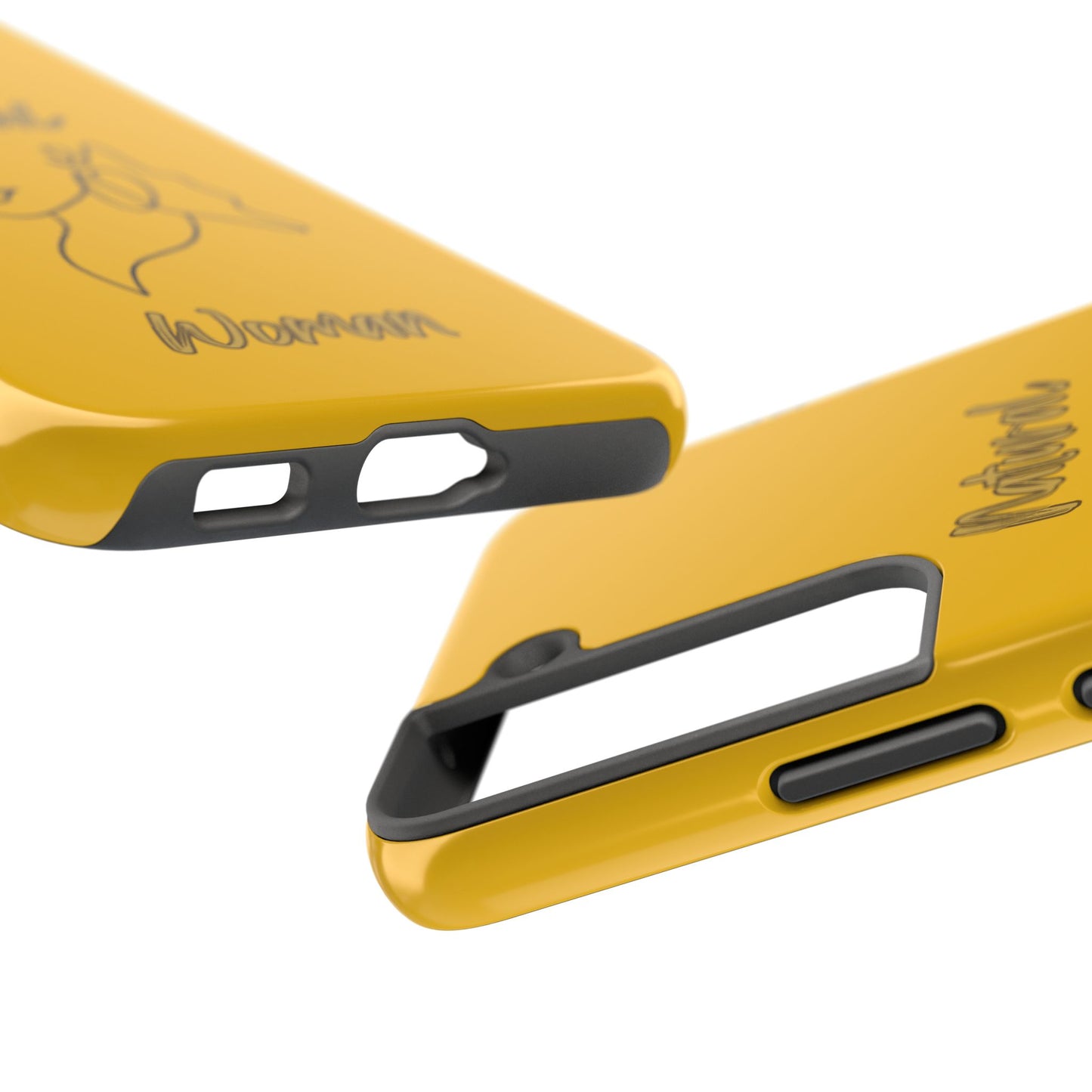Natural Woman Lips (BL)Tough Phone Cases YELLOW