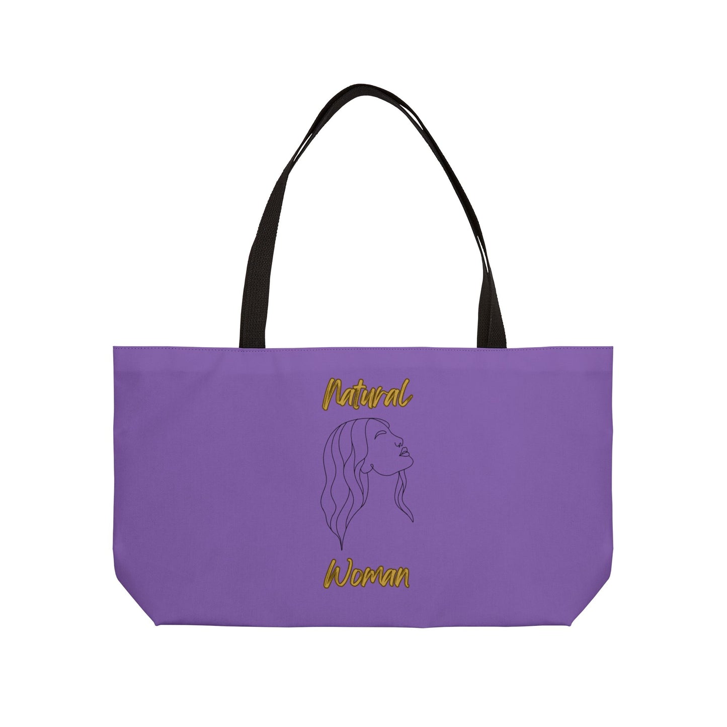 Natural Woman Breeze On Face (BL) Weekender Tote Bag LIGHT PURPLE