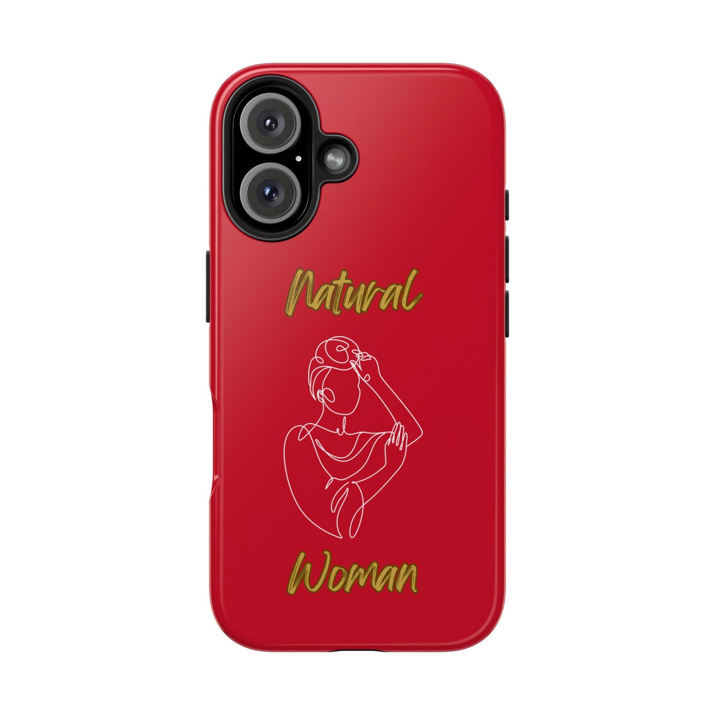 Natural Woman Style (WL)Tough Phone Cases DARK RED