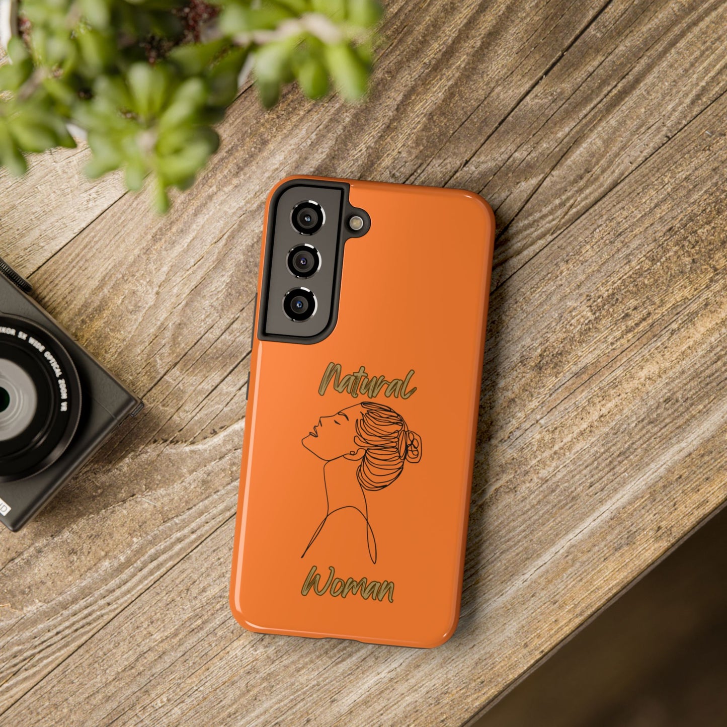 Natural Woman Wet Bun (BL) Tough Phone Cases CRUSTA