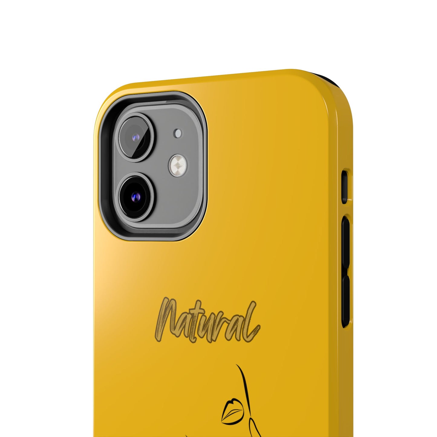 Natural Woman Chin Up (BL)Tough Phone Cases YELLOW