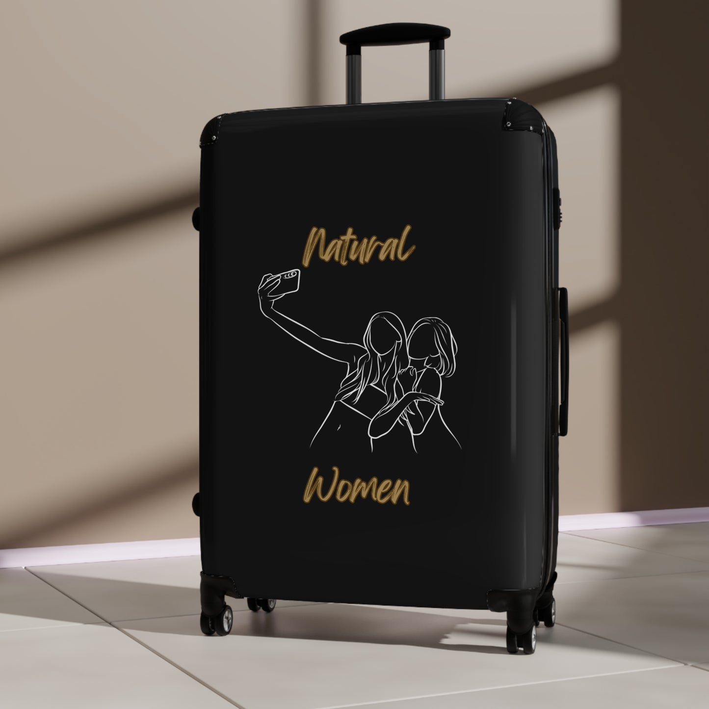 Natural Woman Friends Selfie (WL) Suitcase BLACK