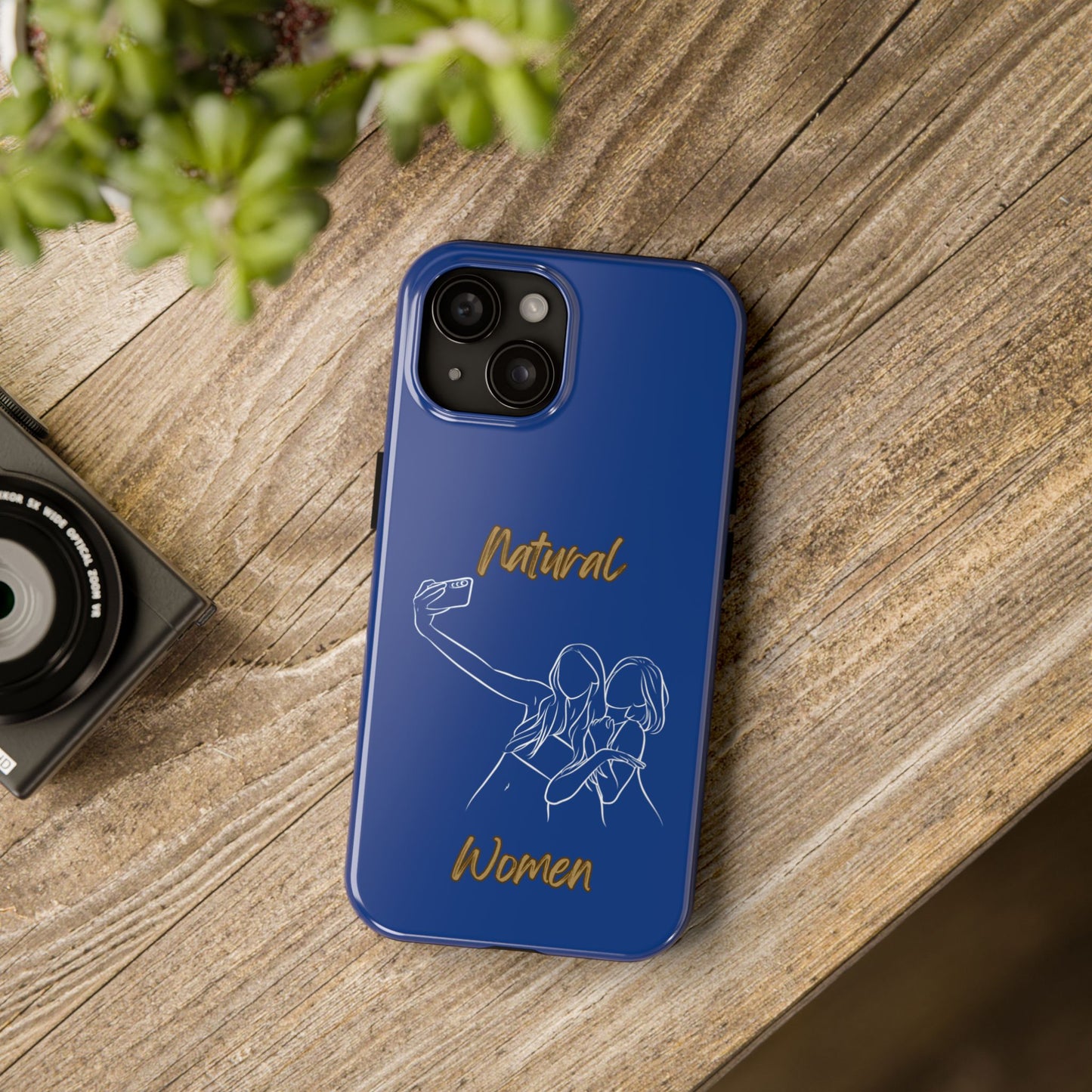 Natural Woman Friends Selfie (WL)Tough Phone Cases DARK BLUE
