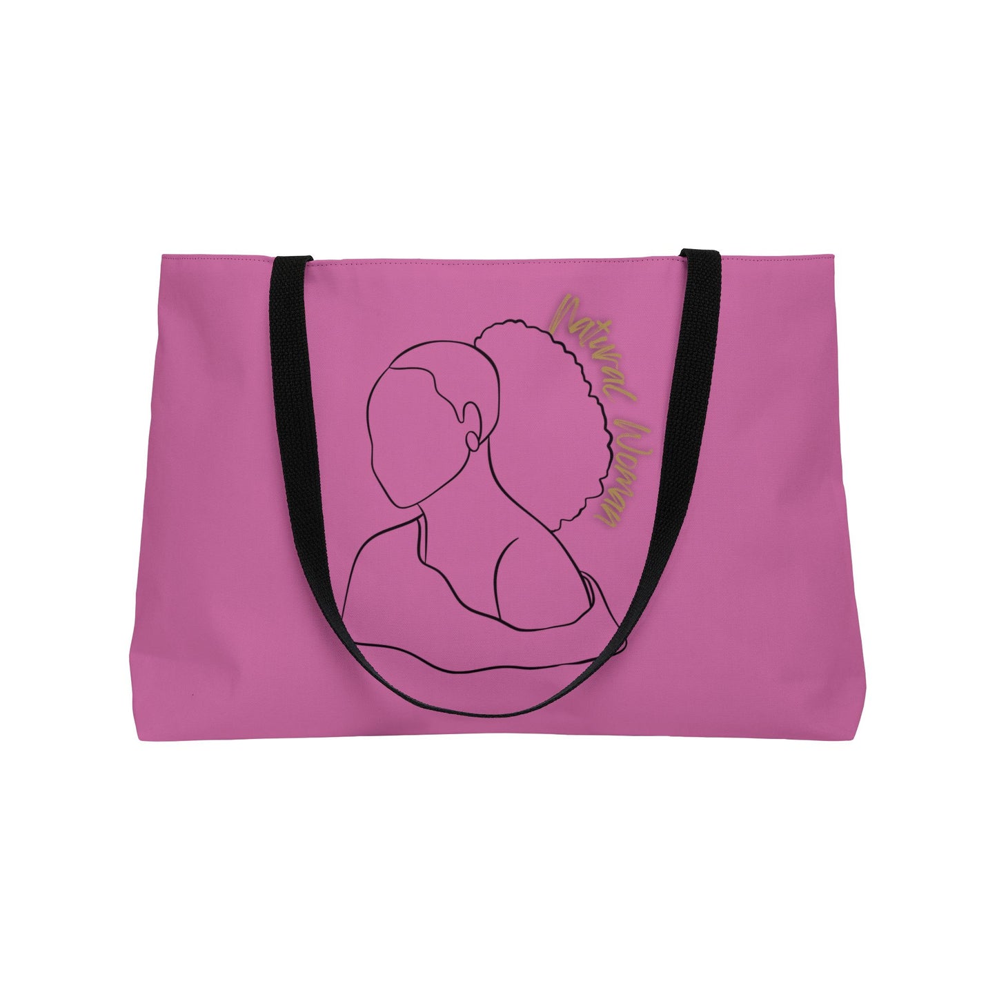 Natural Woman Behind Head (BL) Weekender Tote Bag LIGHT PINK
