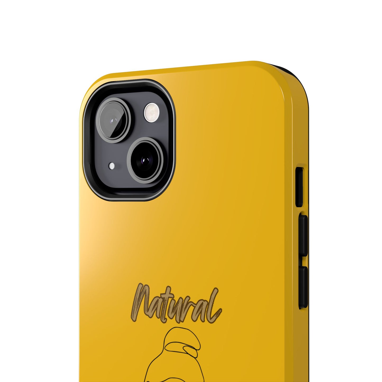 Natural Woman Sassy Bun (BL) Tough Phone Cases YELLOW