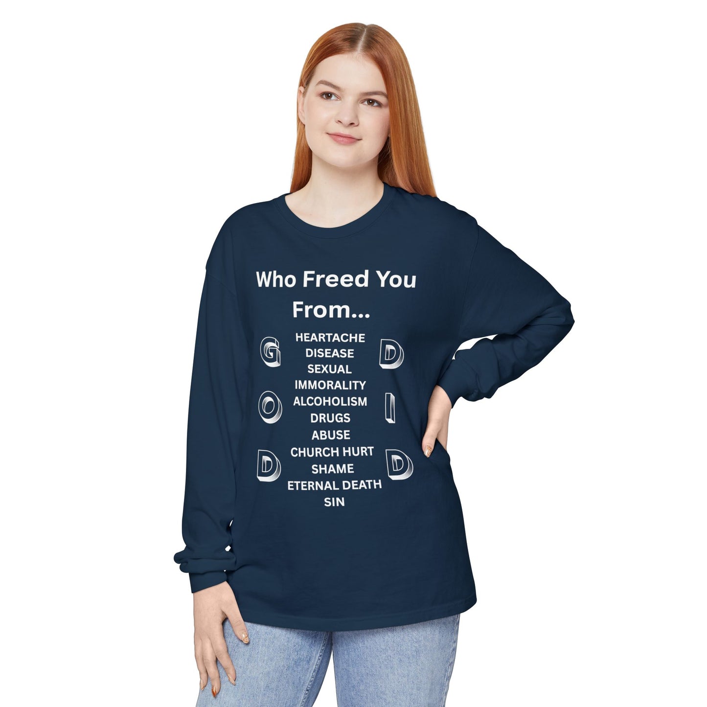 "GOD DID" (WL) Long Sleeve T-Shirt