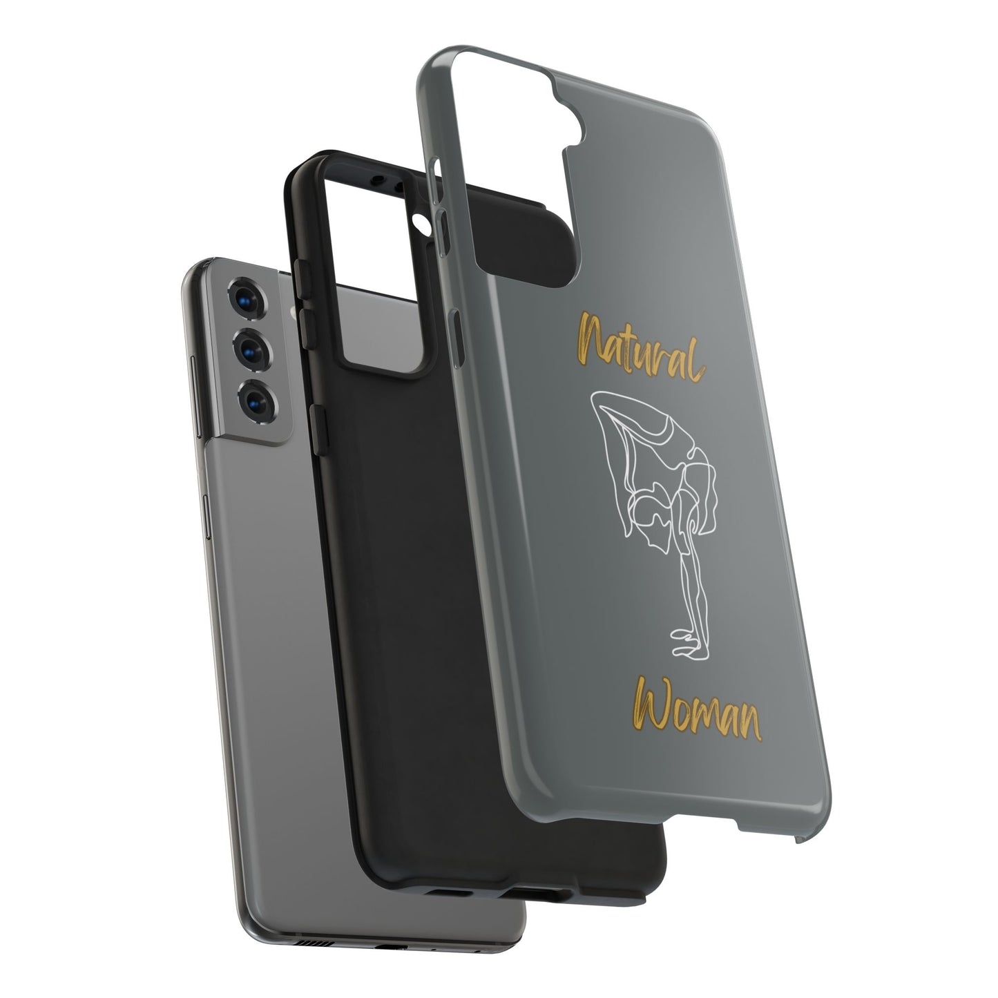 Natural Woman Flexible (WL)Tough Phone Cases DARK GREY