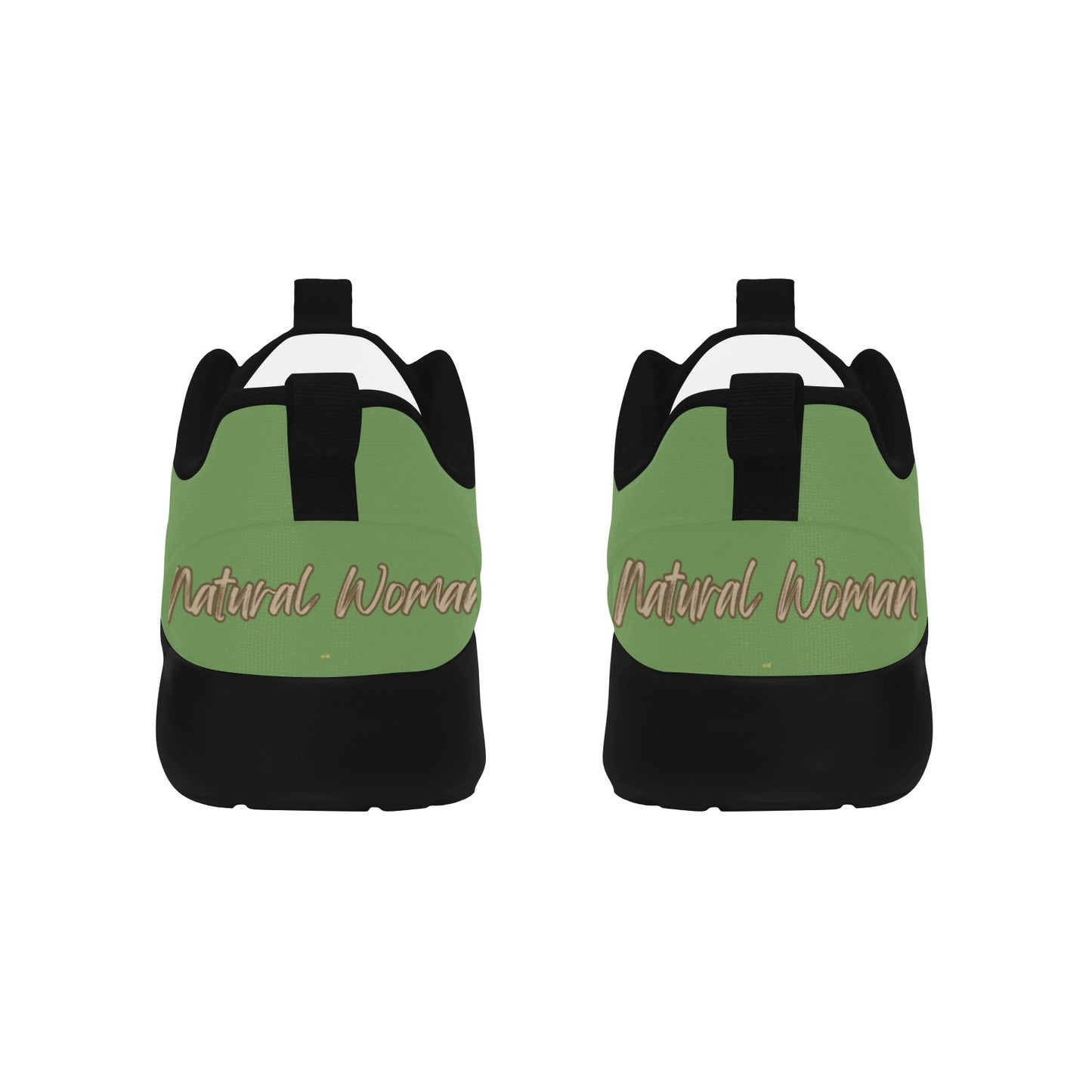 Natural Woman SAFE WITH MOMMA (BL) GREEN w/ Sole Sneakers
