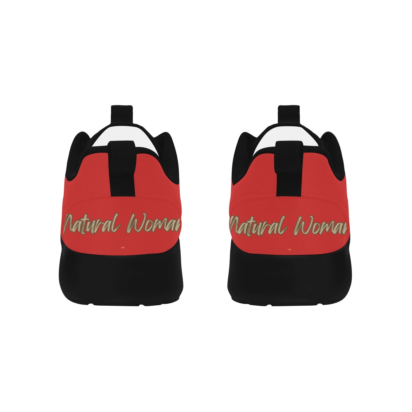 Natural Woman PUFF (BL) RED w/ Black Sole Sneakers