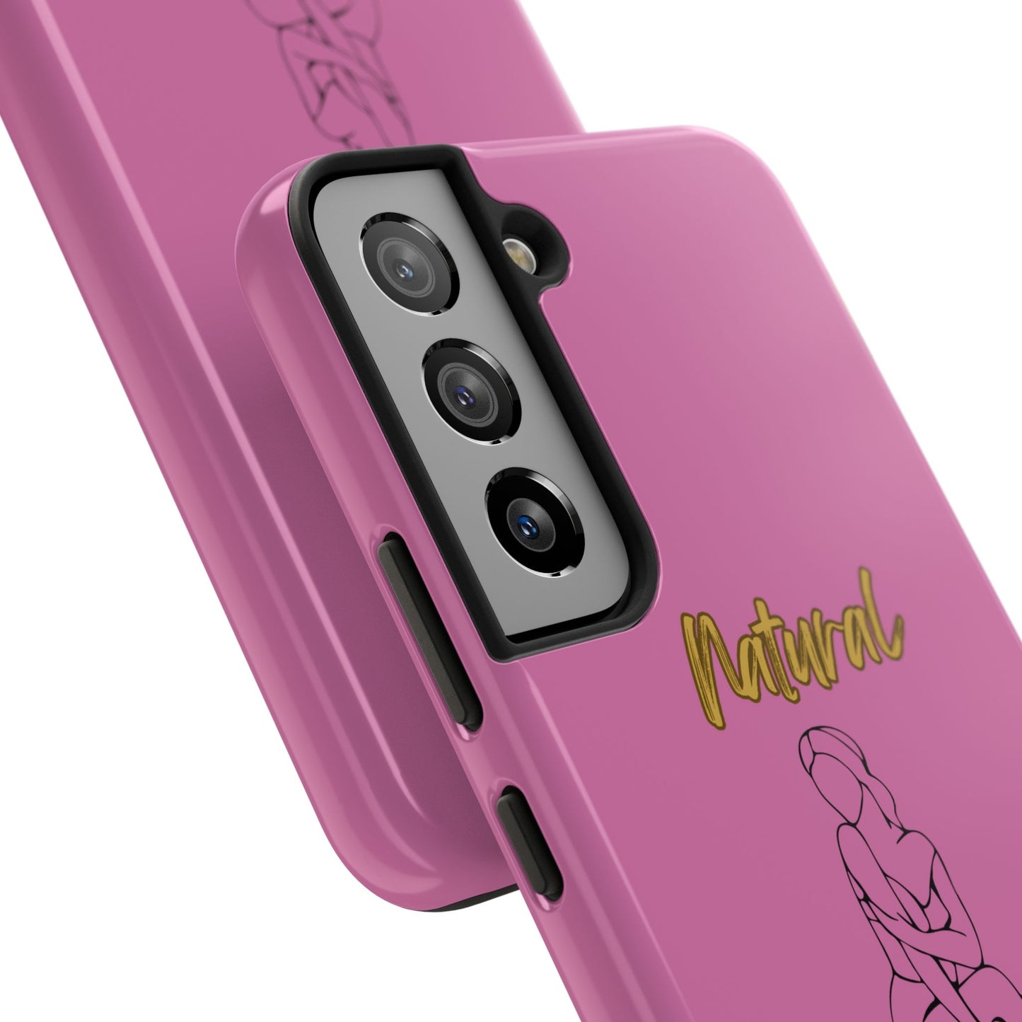 Natural Woman Shoulder Action (BL)Tough Phone Cases LIGHT PINK