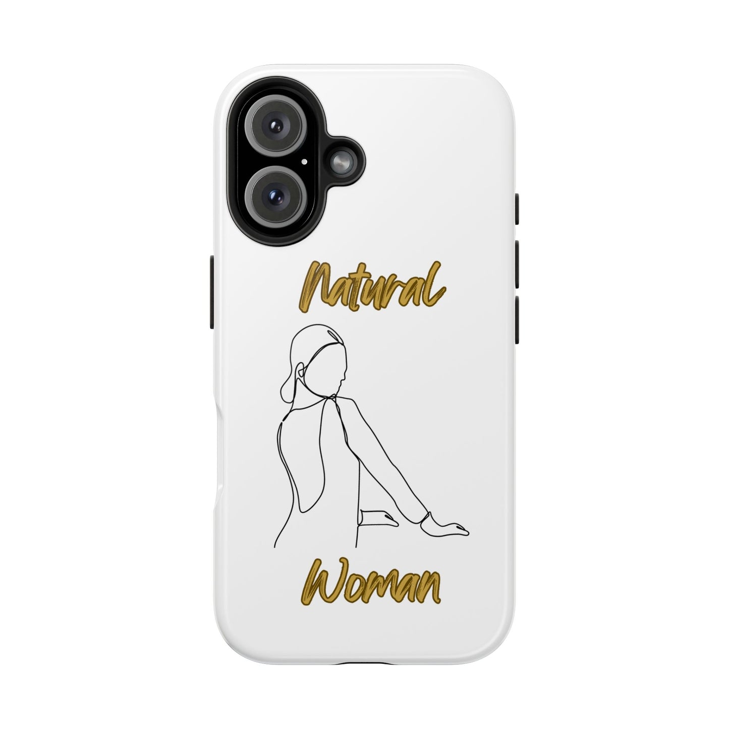 Natural Woman Hands Free (BL)Tough Phone Cases WHITE