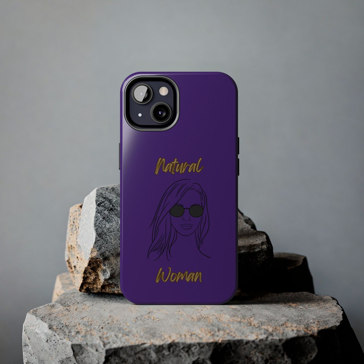 Natural Woman Shades (BL)Tough Phone Cases PURPLE