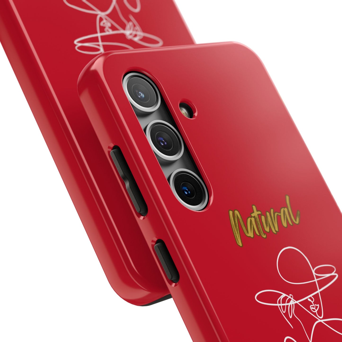 Natural Woman An Original (WL)Tough Phone Cases DARK RED