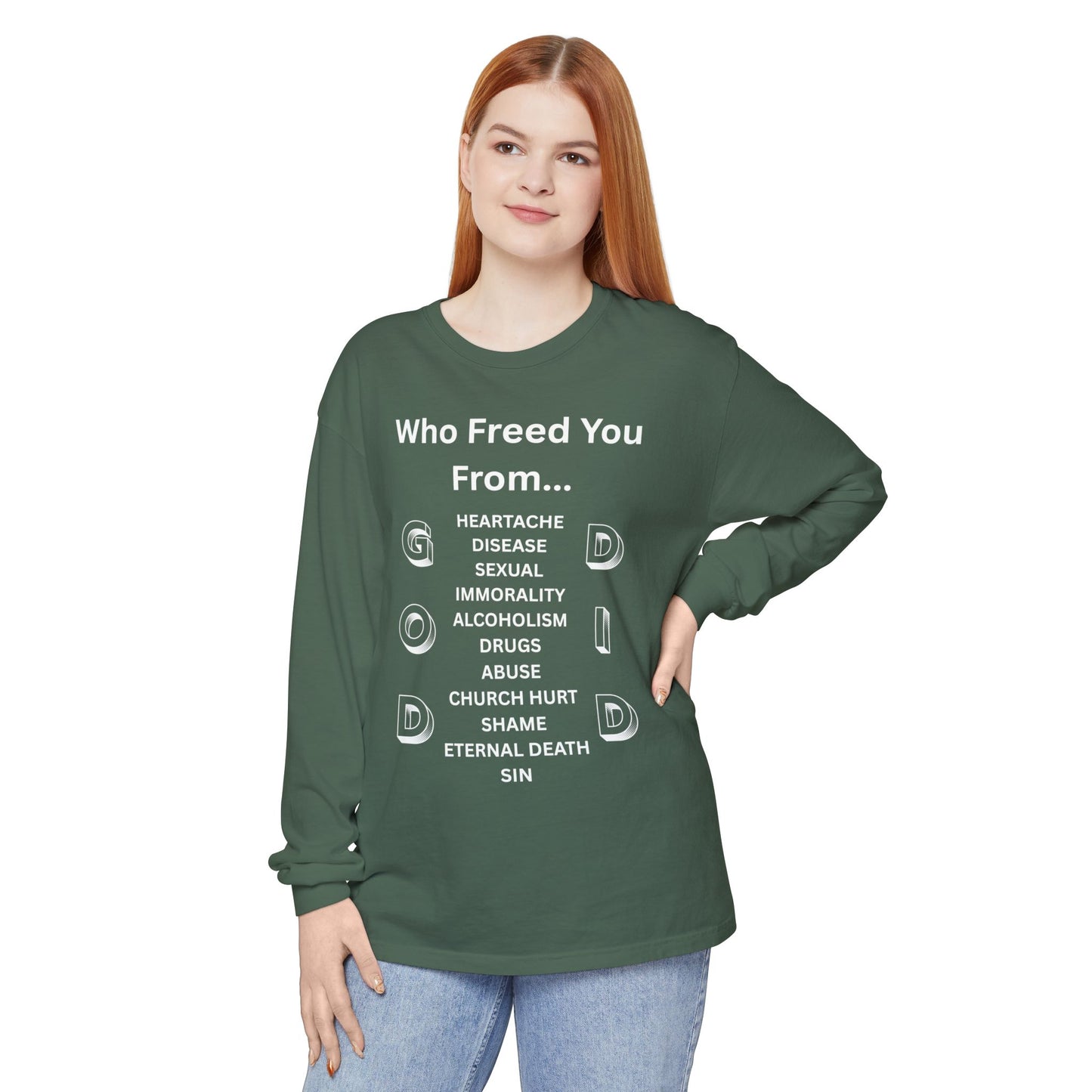 "GOD DID" (WL) Long Sleeve T-Shirt