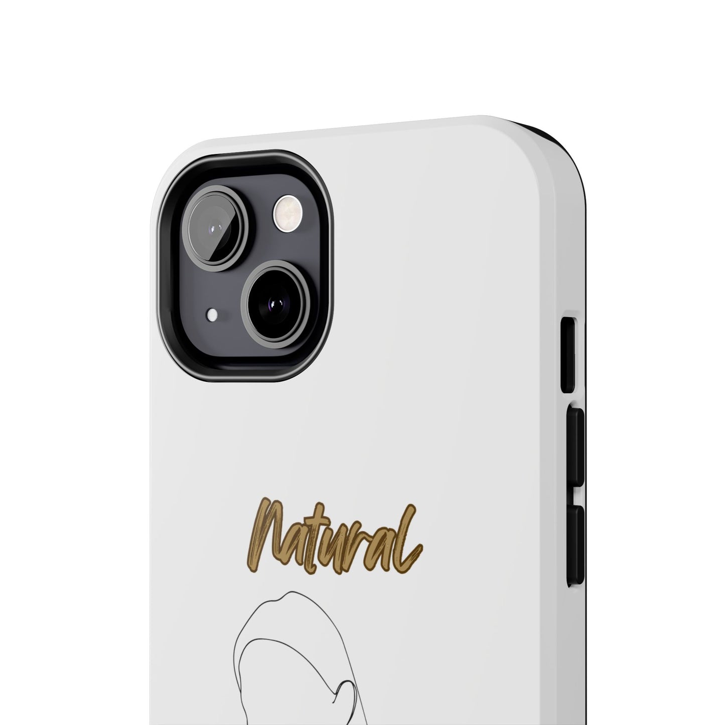 Natural Woman Tilted Look (BL) Tough Phone Cases WHITE