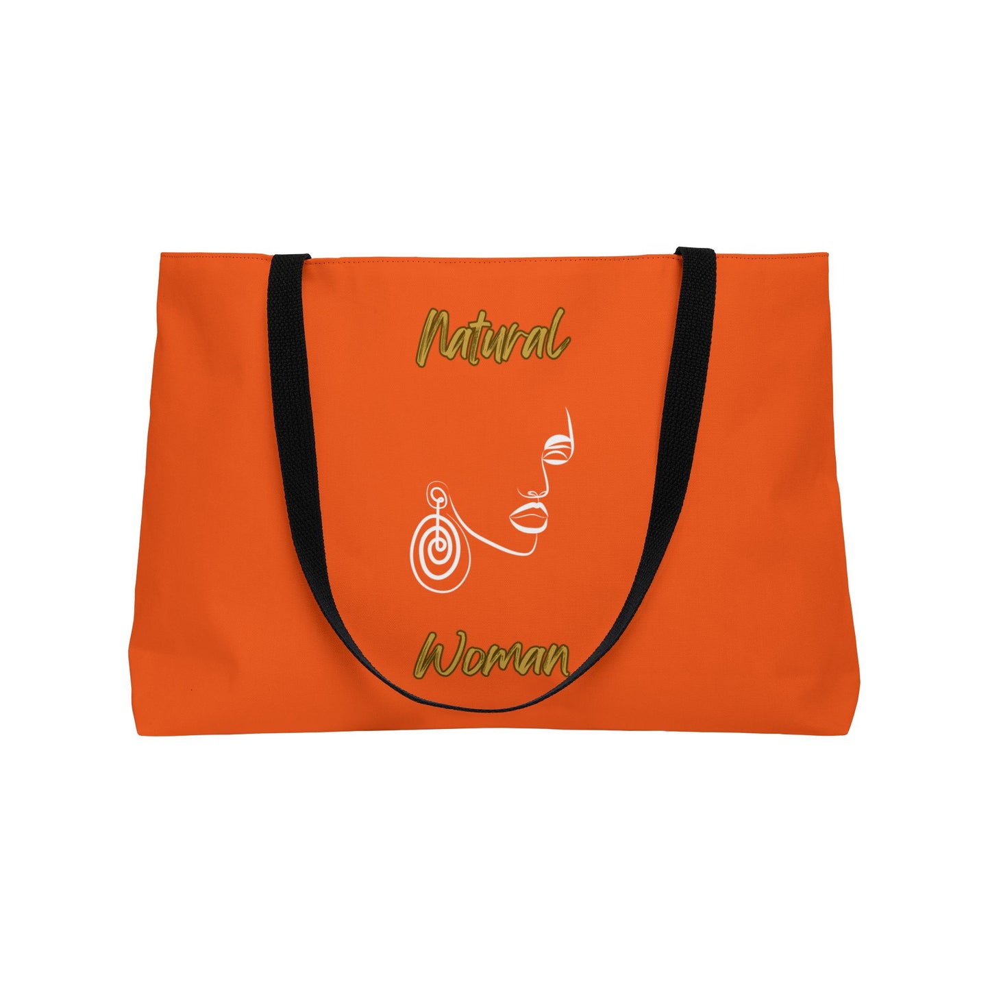 Natural Woman Music In My Soul (WL) Weekender Tote Bag ORANGE