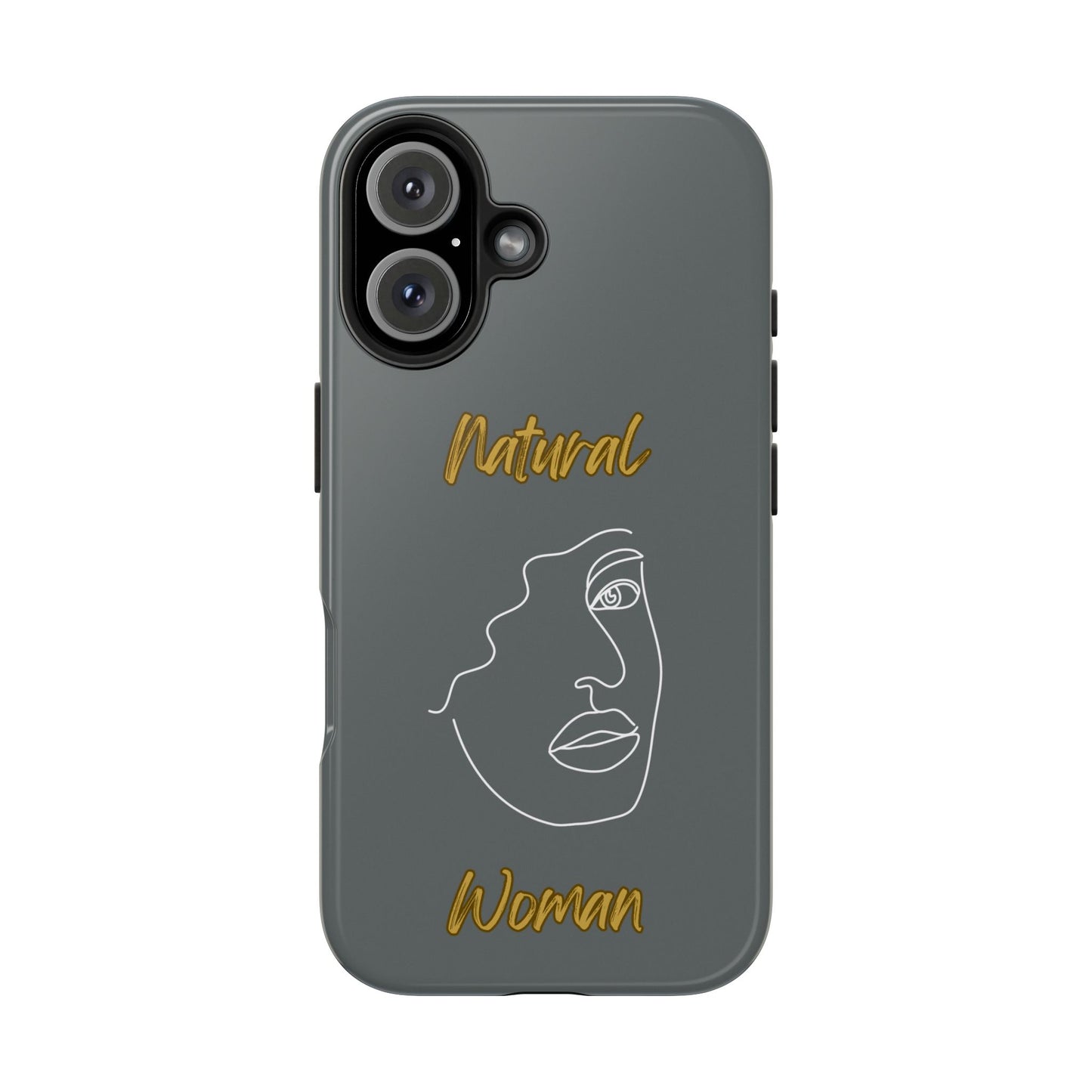 Natural Woman Peekaboo (WL)Tough Phone Cases DARK GREY