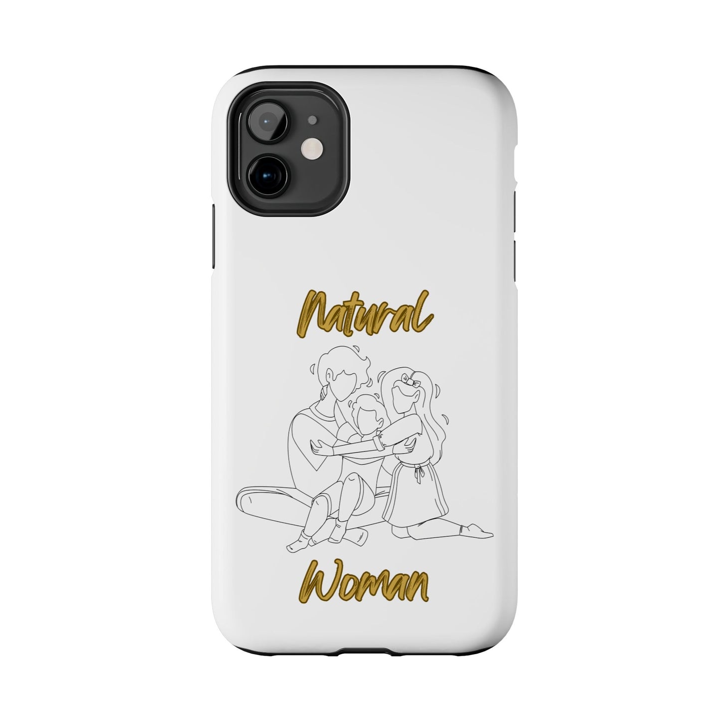 Natural Woman Bear Hugs (BL) Tough Phone Cases WHITE