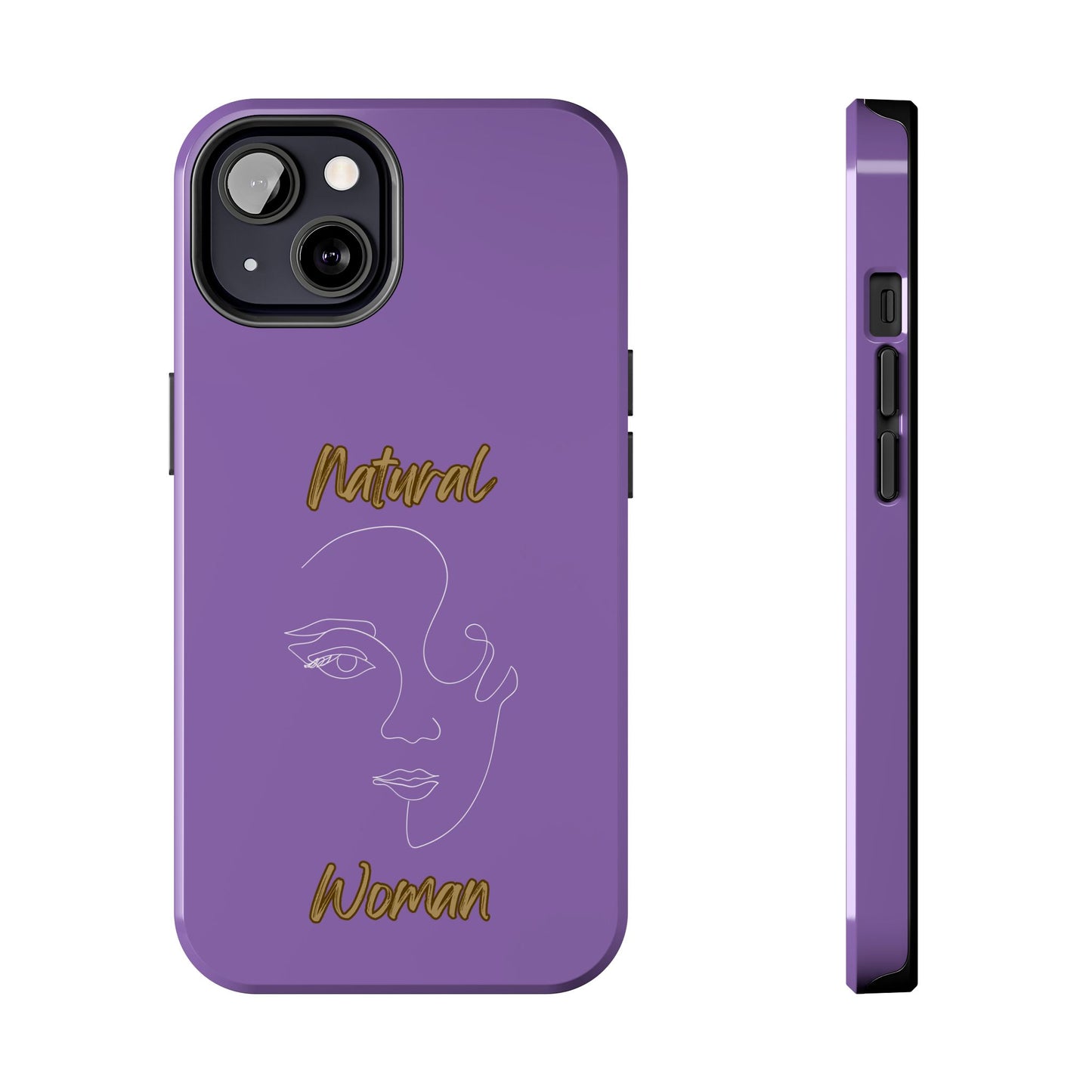 Natural Woman Looking (WL)Tough Phone Cases LIGHT PURPLE