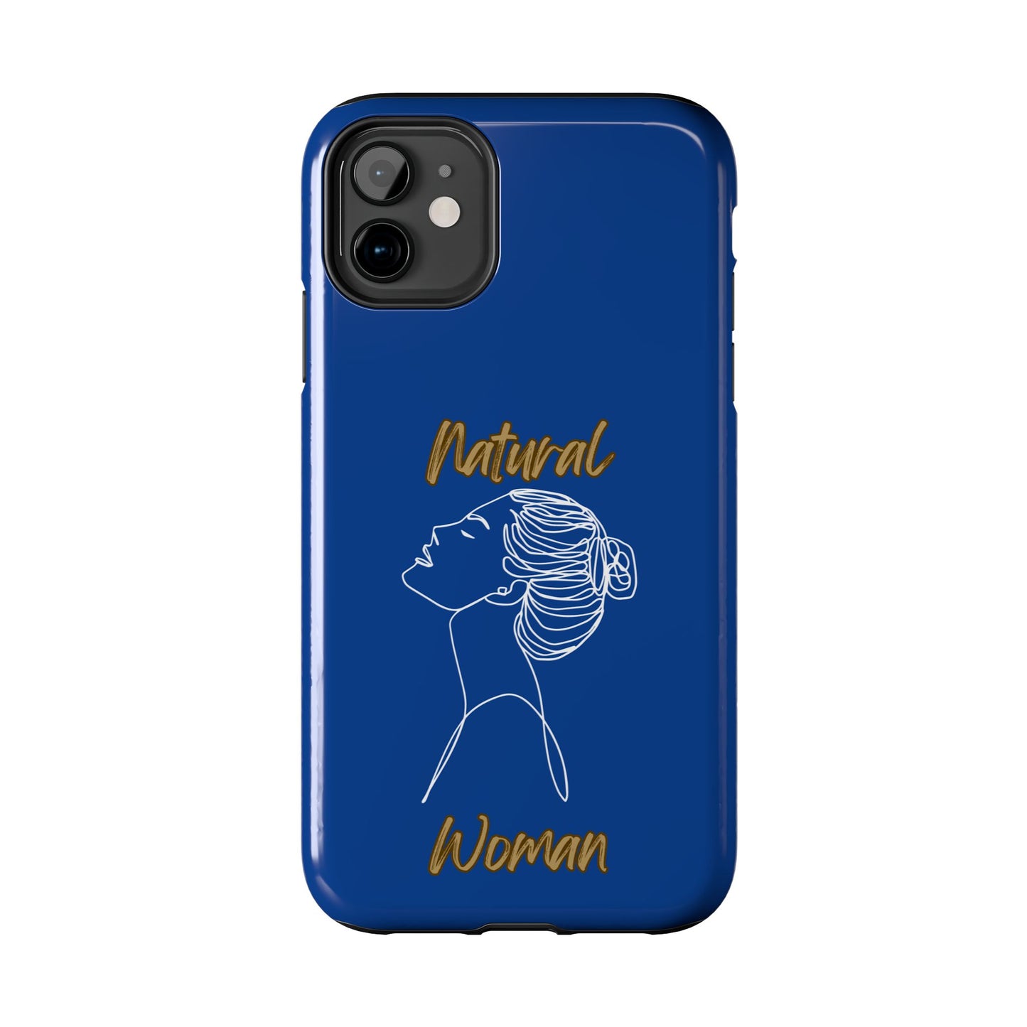 Natural Woman Wet Bun (WL) Tough Phone Cases DARK BLUE