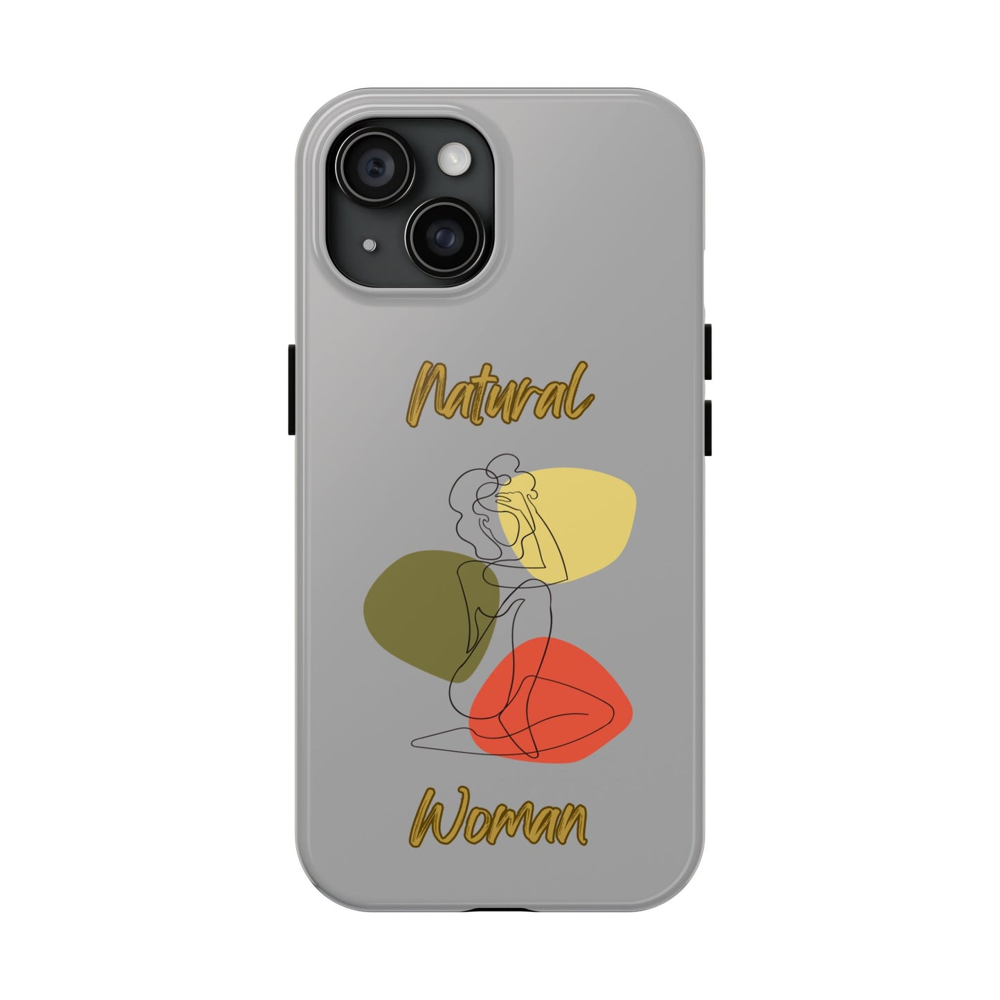 Natural Woman Colorful Pose (BL)Tough Phone Cases LIGHT GREY
