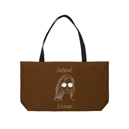 Natural Woman Shades (WL) Weekender Tote Bag BROWN