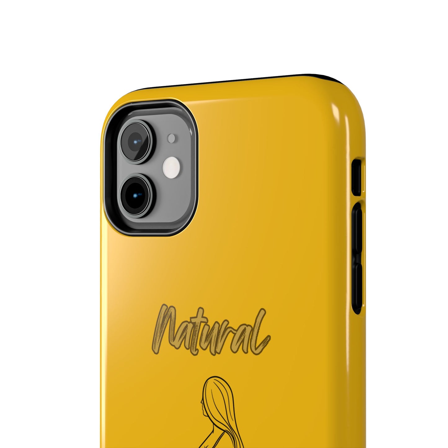 Natural Woman Expecting (BL)Tough Phone Cases YELLOW
